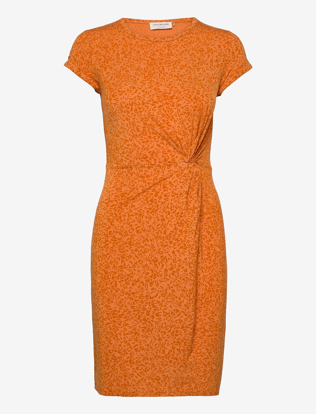 Rosemunde - Dress ss - orange leopard print - 0