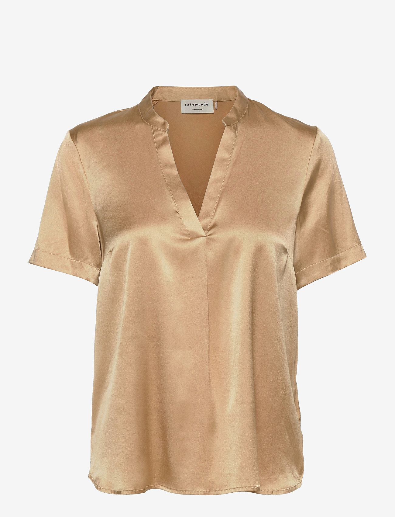 Silk blouse ss - PURE SAND
