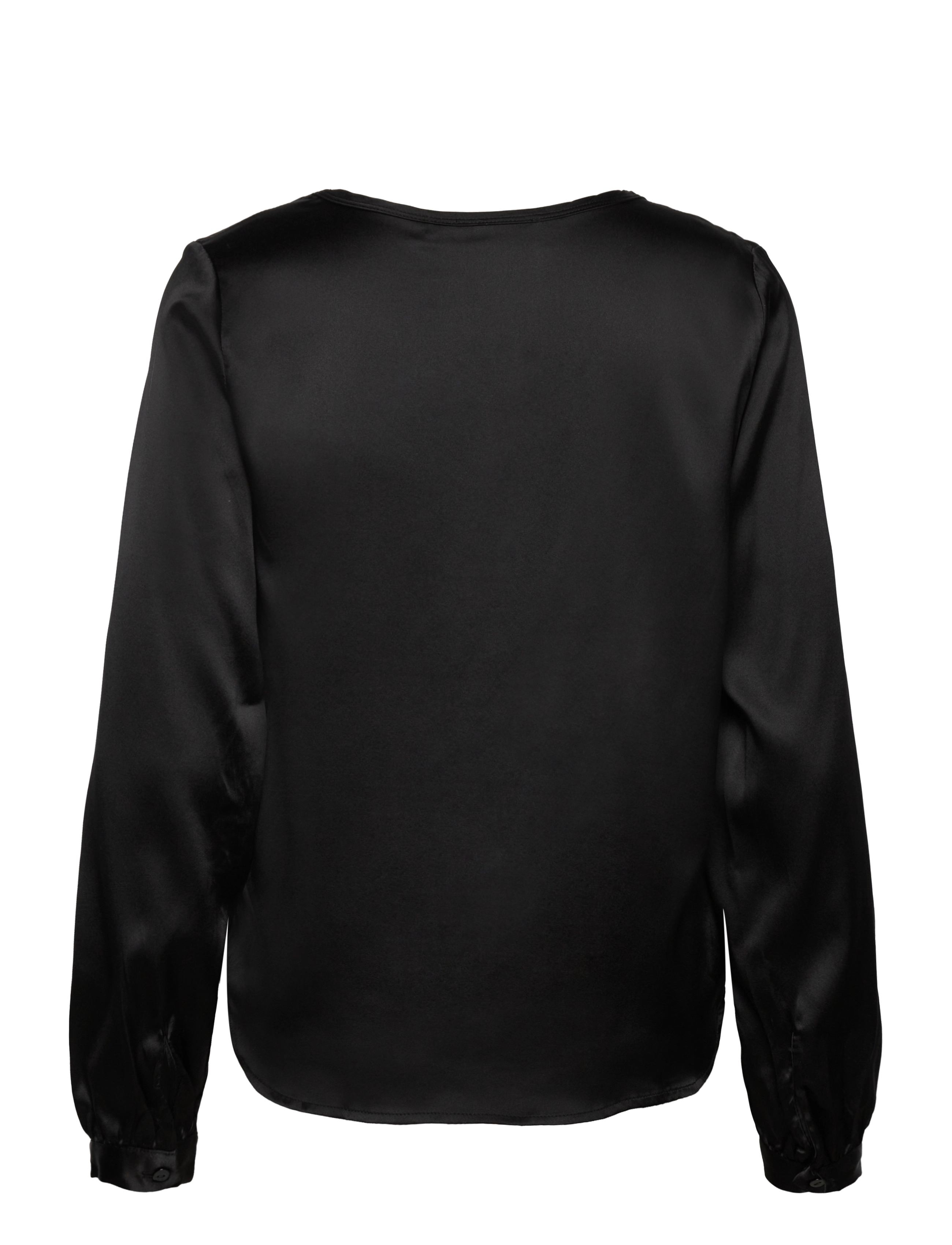 Rosemunde - Silk blouse ls - black - 1