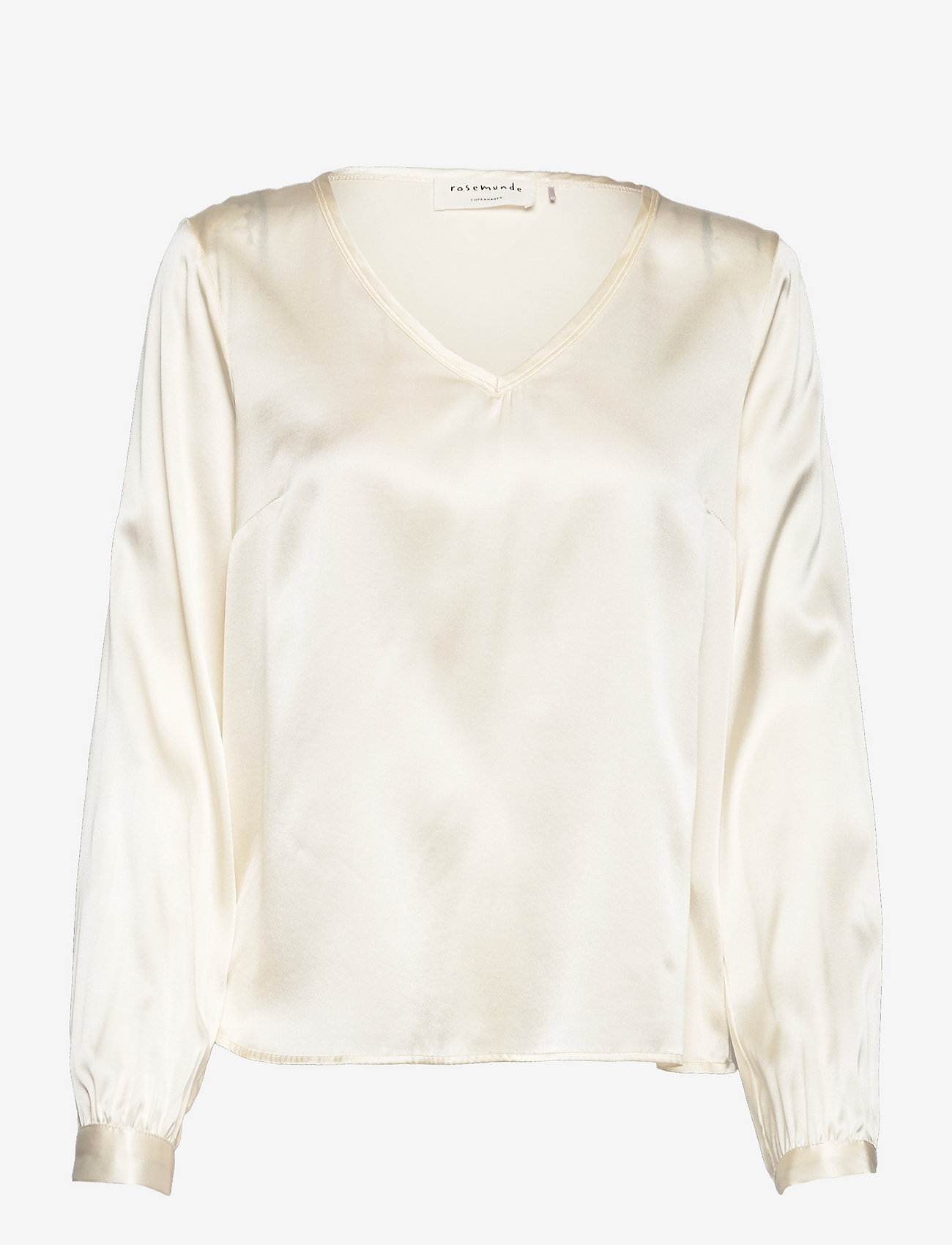 Rosemunde - Silk blouse ls - ivory - 0
