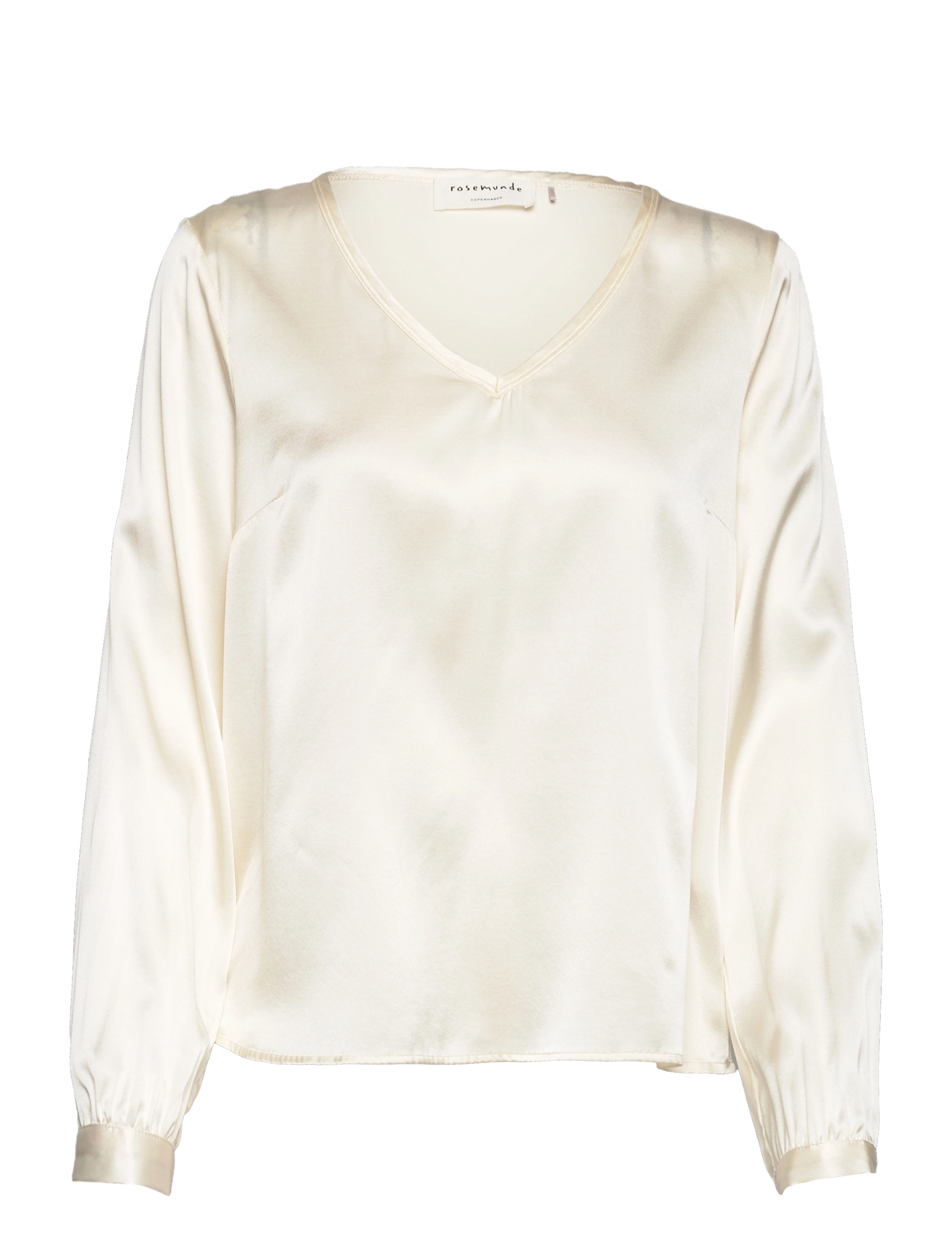 Silk blouse ls - IVORY