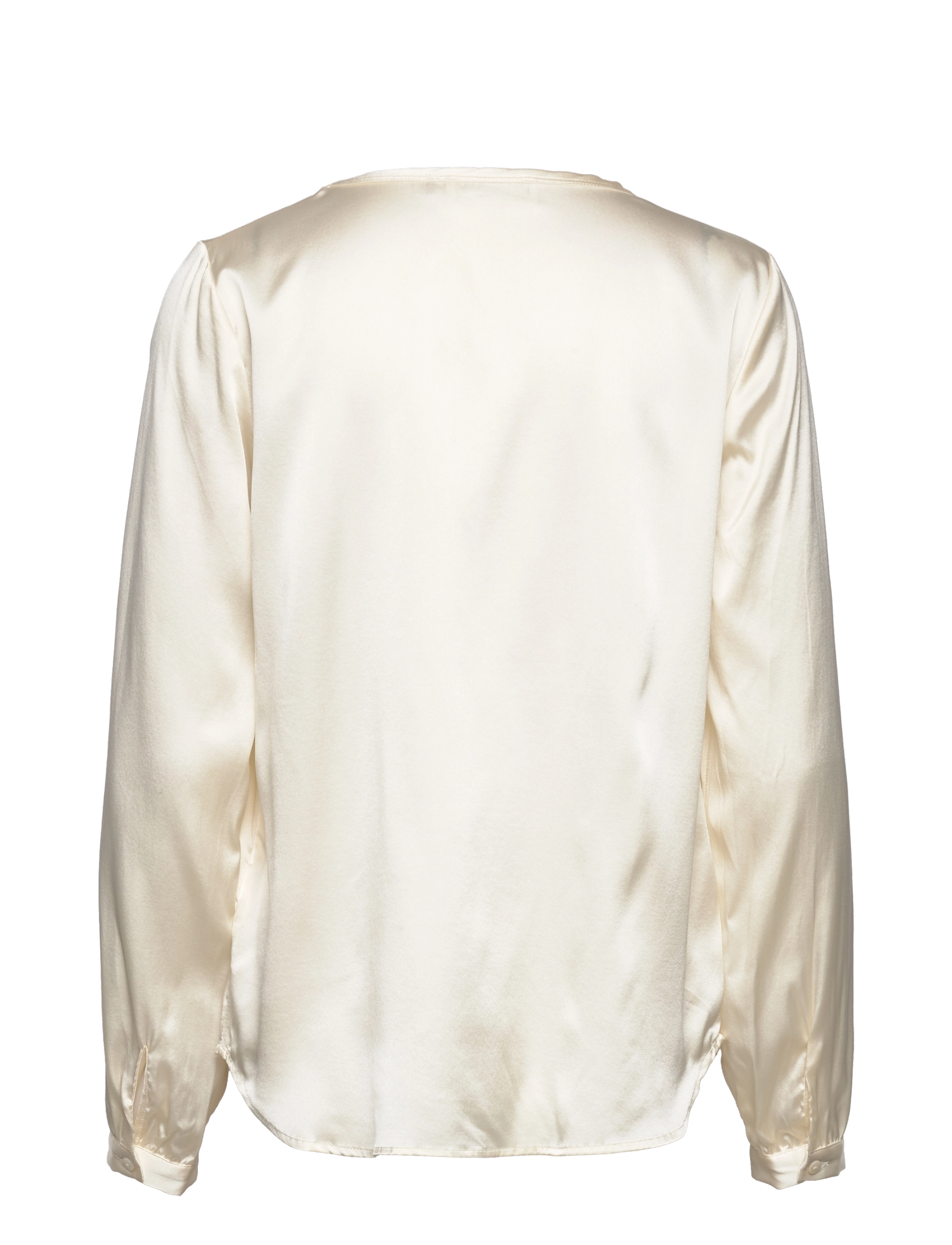 Rosemunde - Silk blouse ls - ivory - 1