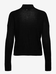 Rosemunde - Merino pullover ls - jumpers - black - 1