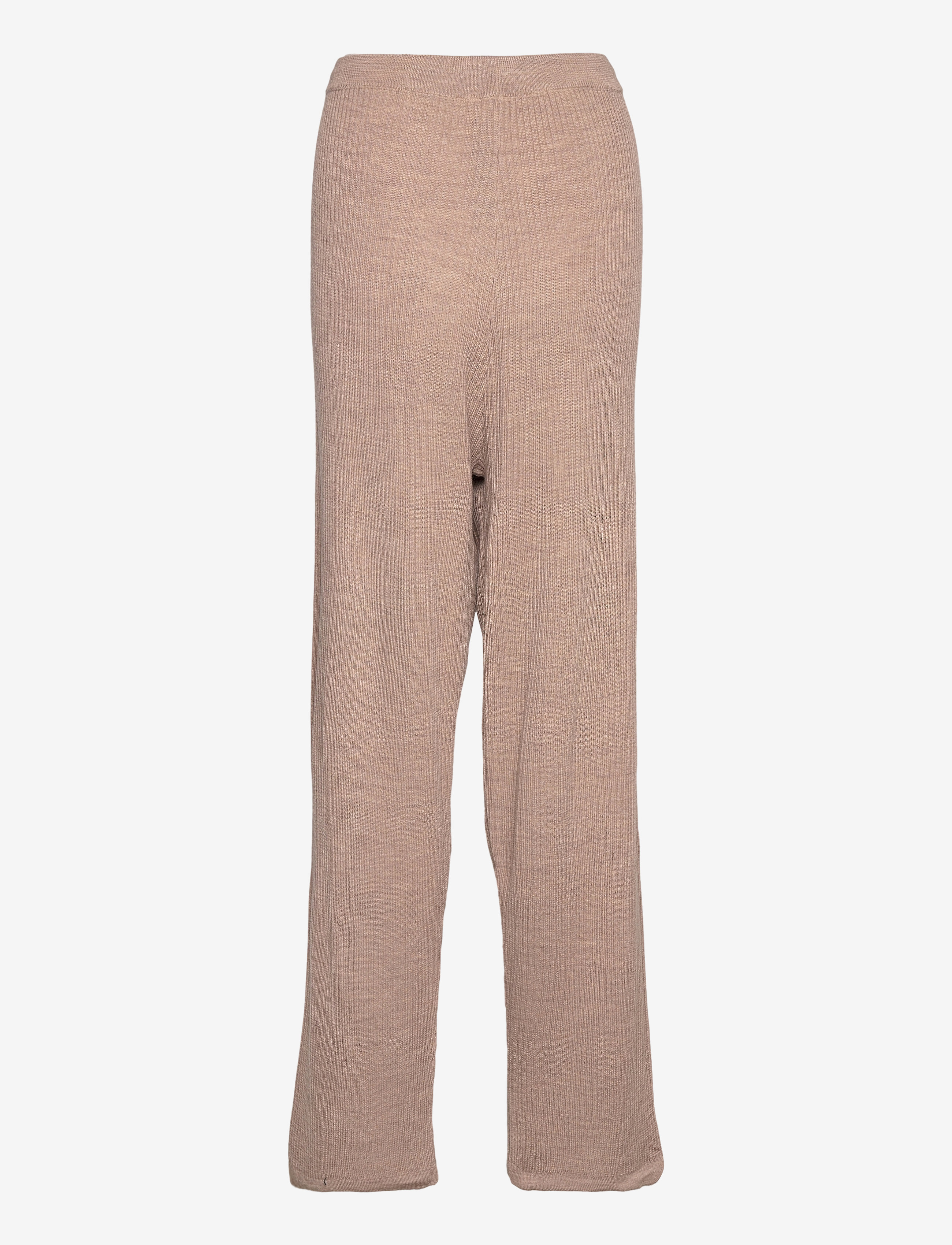 Rosemunde - Merino trousers - joggers - stone melange - 1