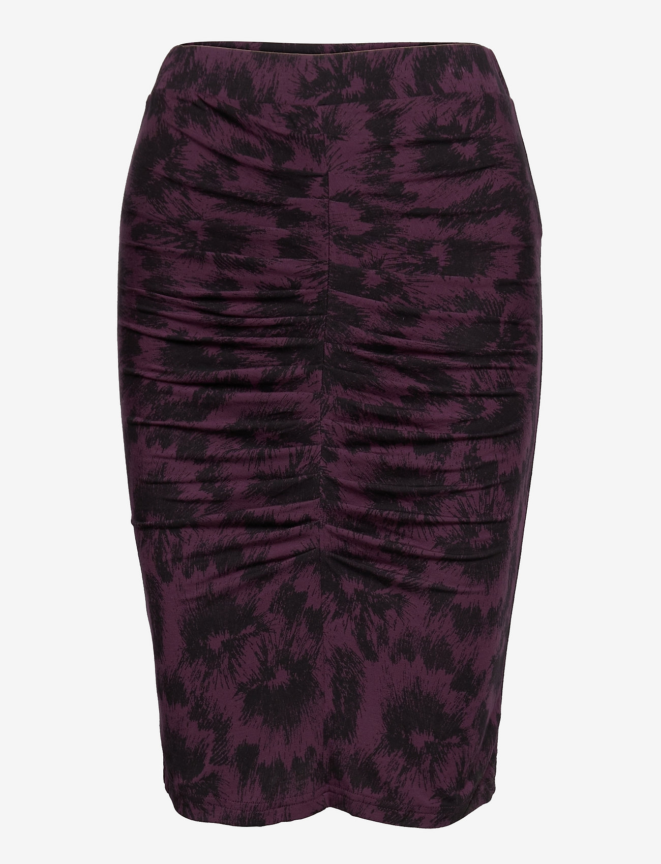 Rosemunde - Skirt - aubergine firework print - 0