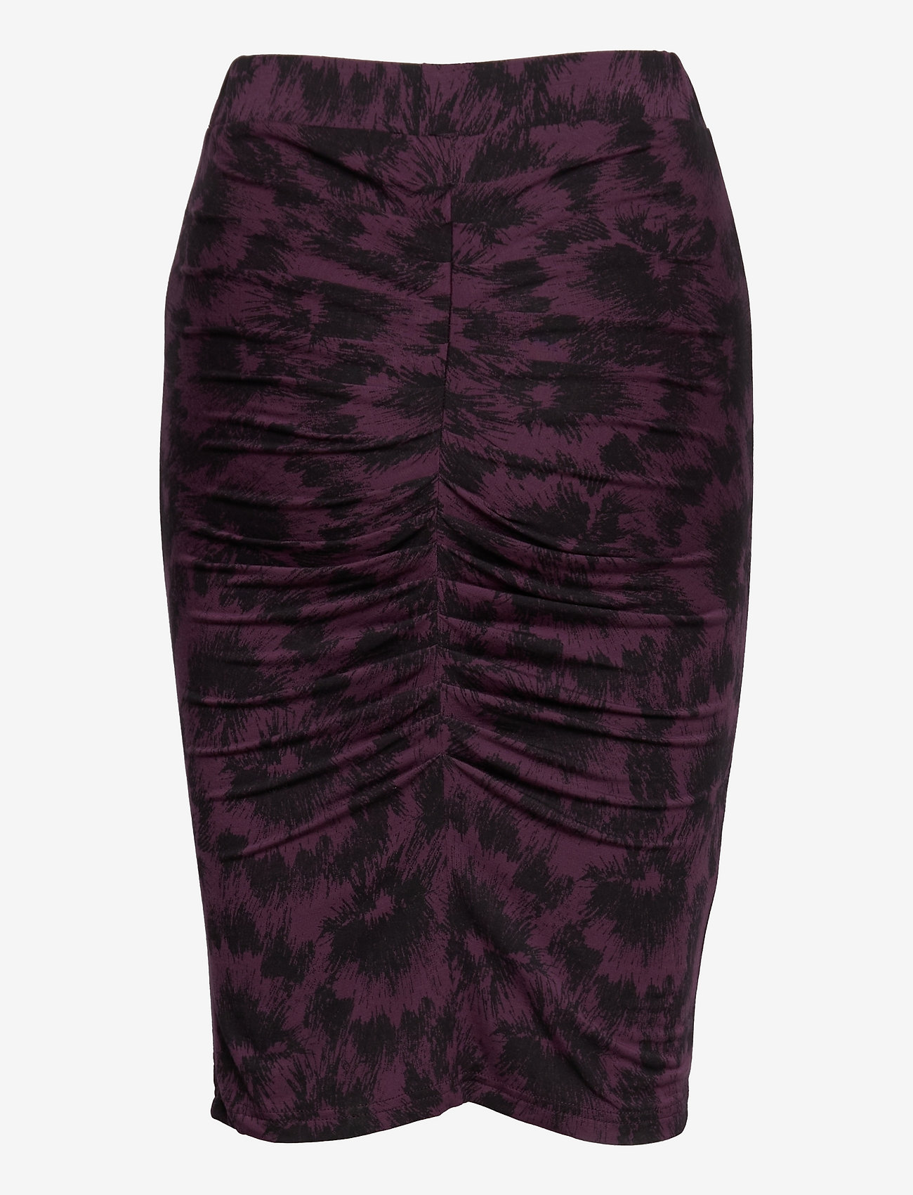 Rosemunde - Skirt - aubergine firework print - 1