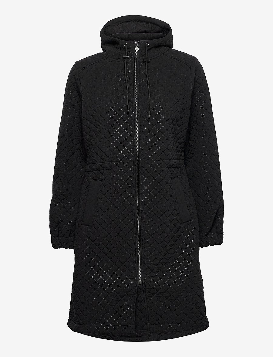 Rosemunde - Coat ls - steppjacken - black - 0