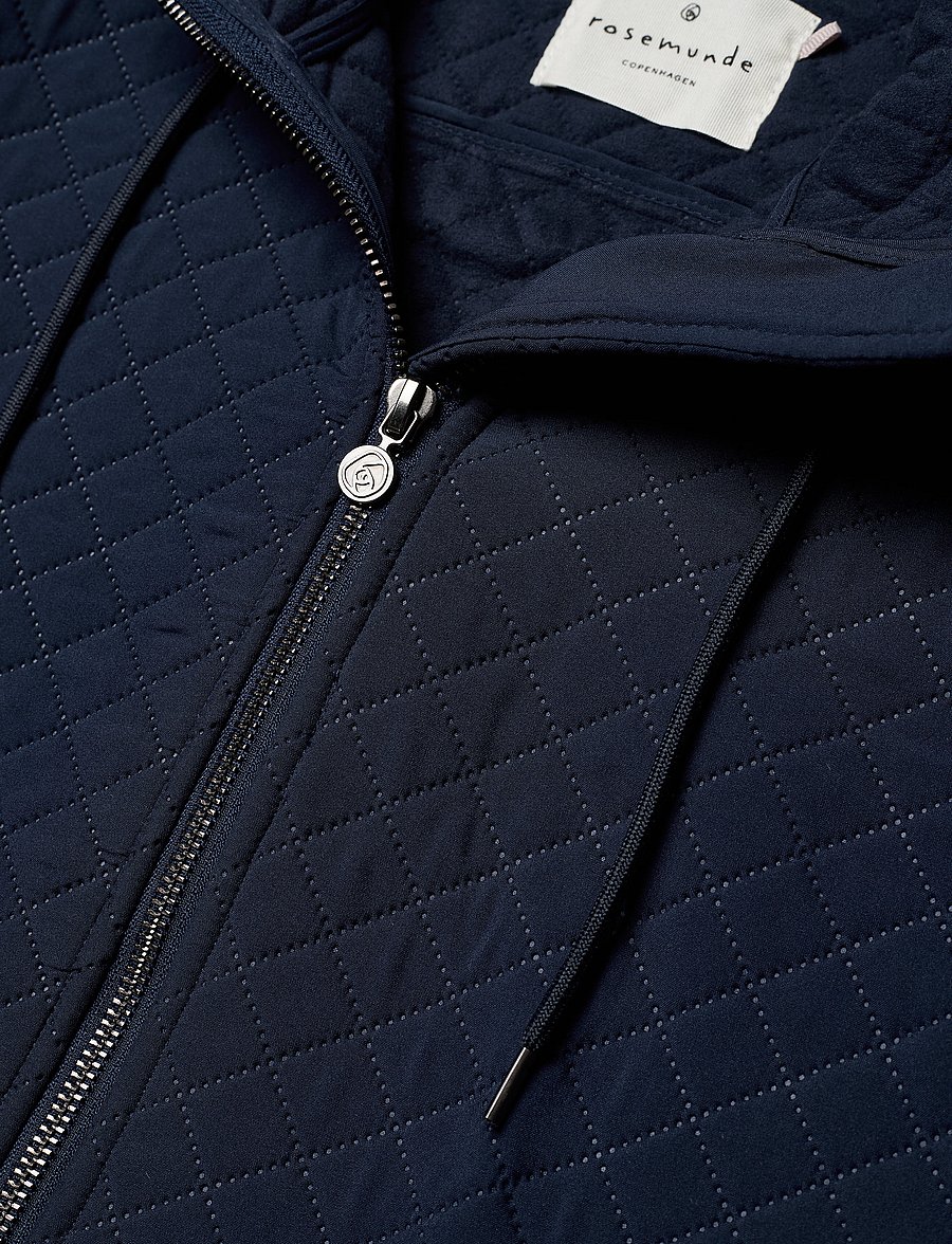 Rosemunde - Coat ls - tepitud jakid - navy - 2