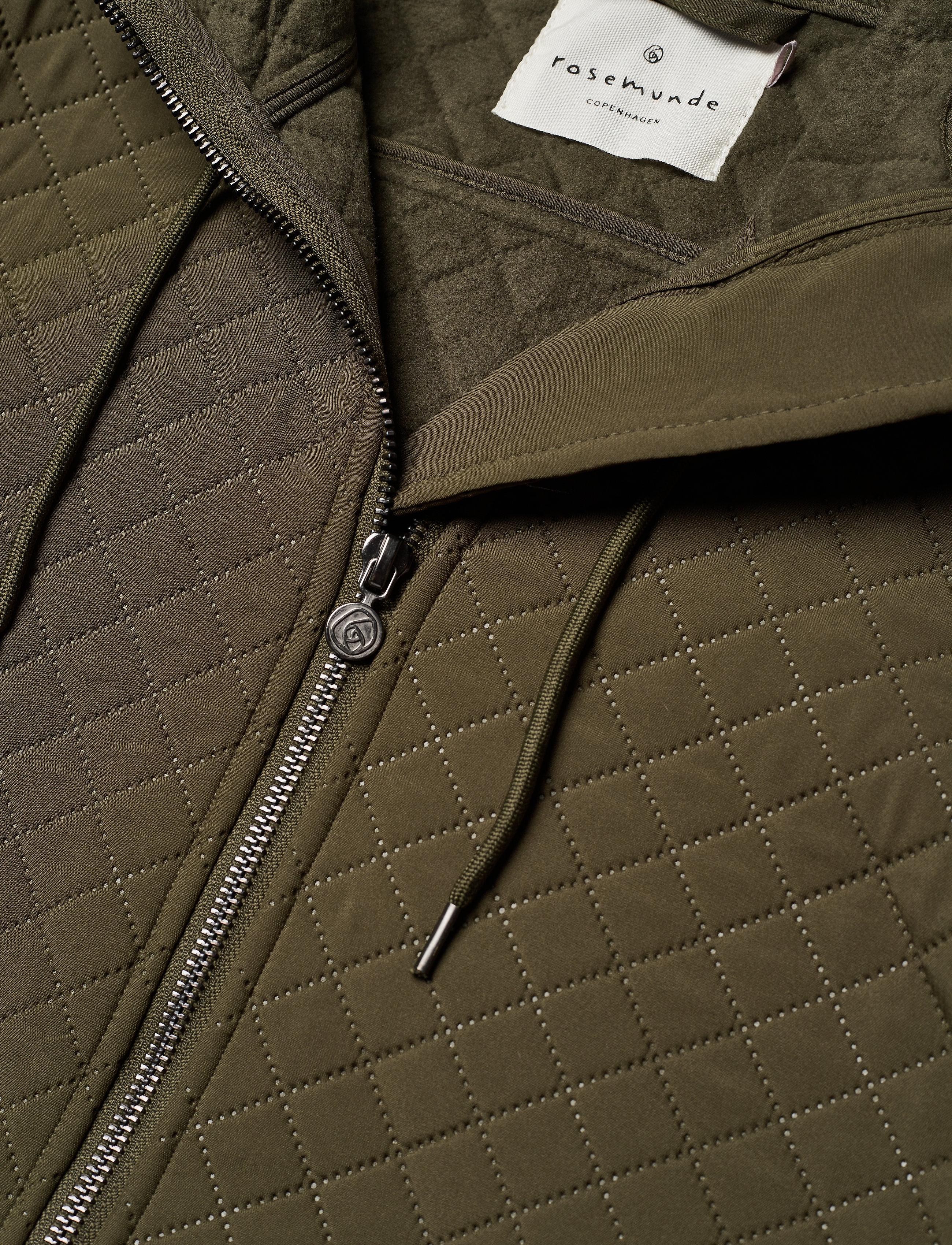 Rosemunde - Coat ls - overtøj - olive night - 2