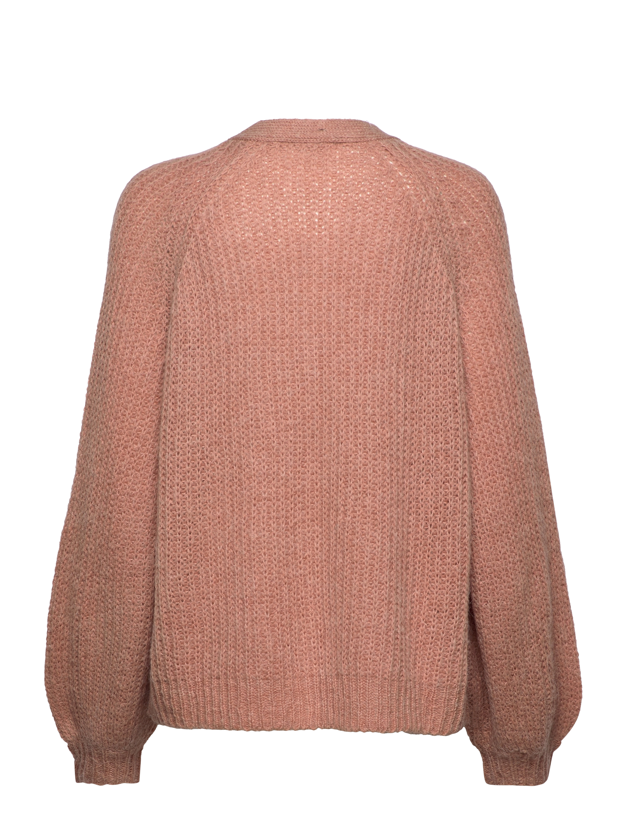 Rosemunde - Partly recycle cardigan - burnt coral - 1