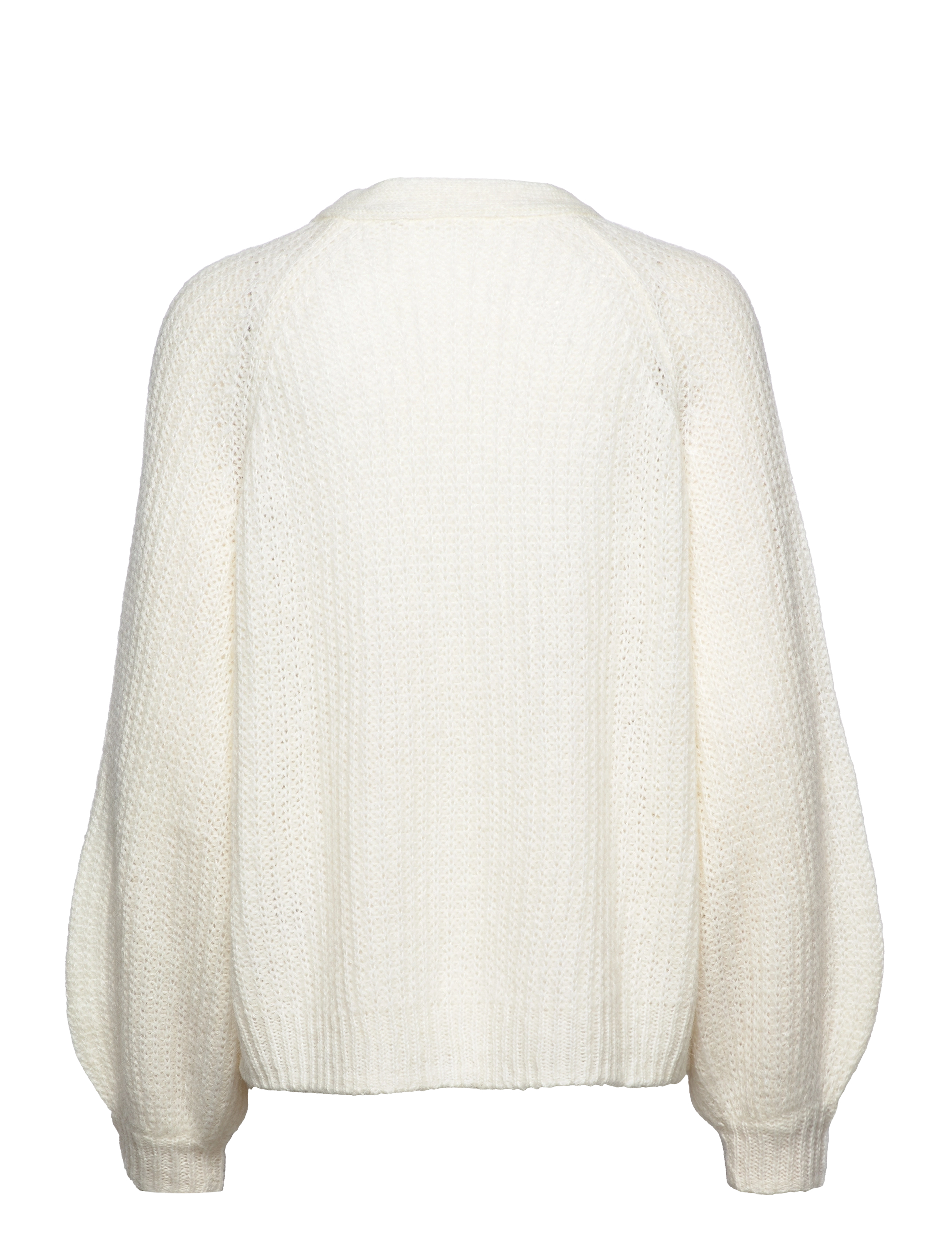 Rosemunde - Partly recycle cardigan - new white - 1