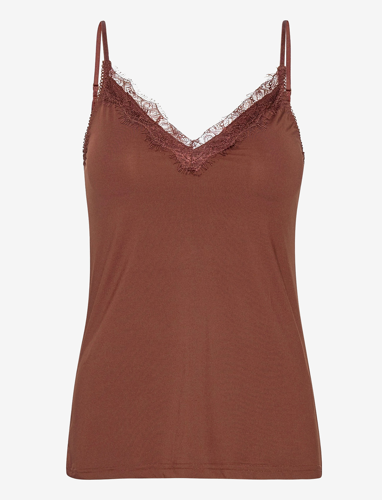 Rosemunde - Strap top - chocolate fondant - 0