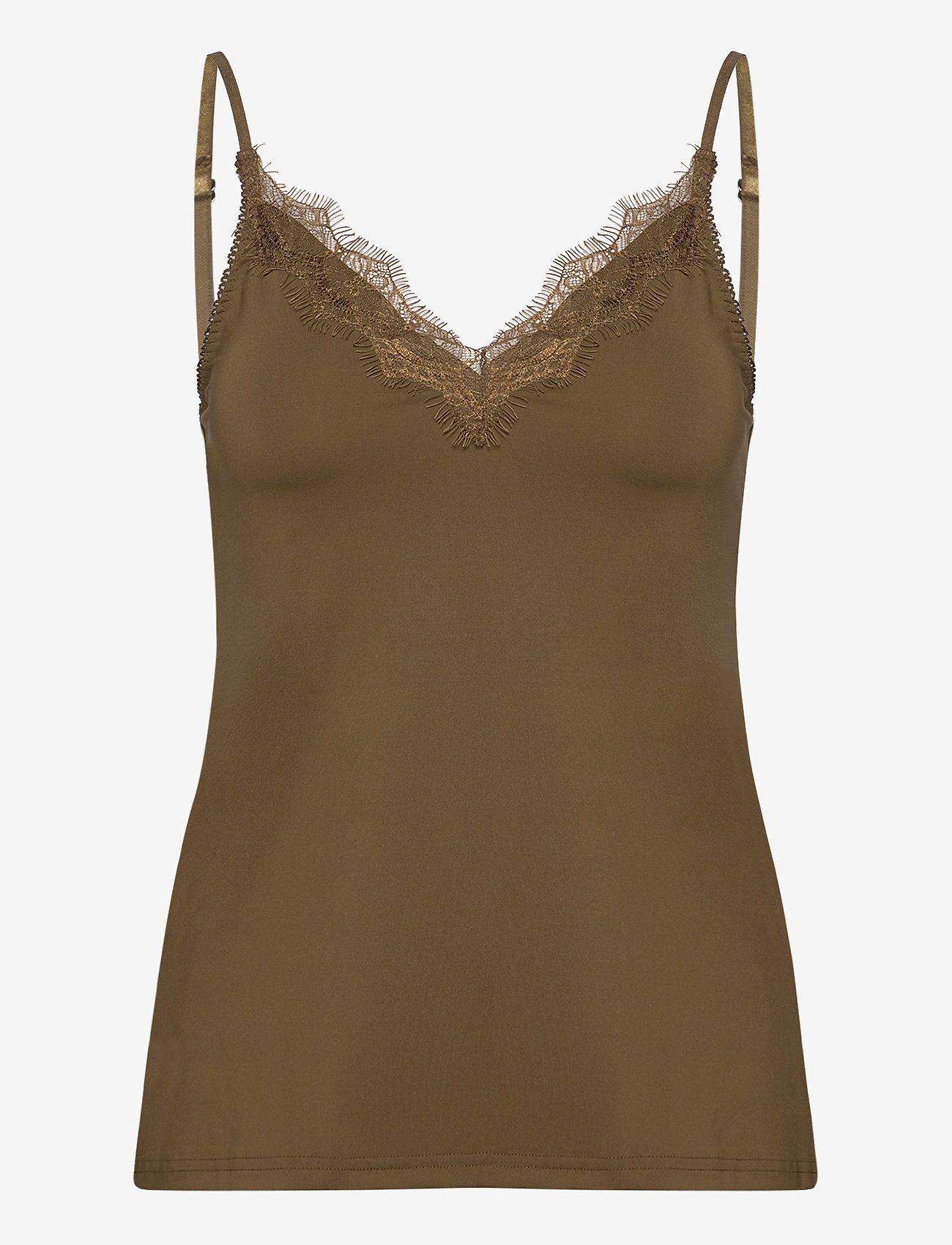 Rosemunde - Strap top - military olive - 0