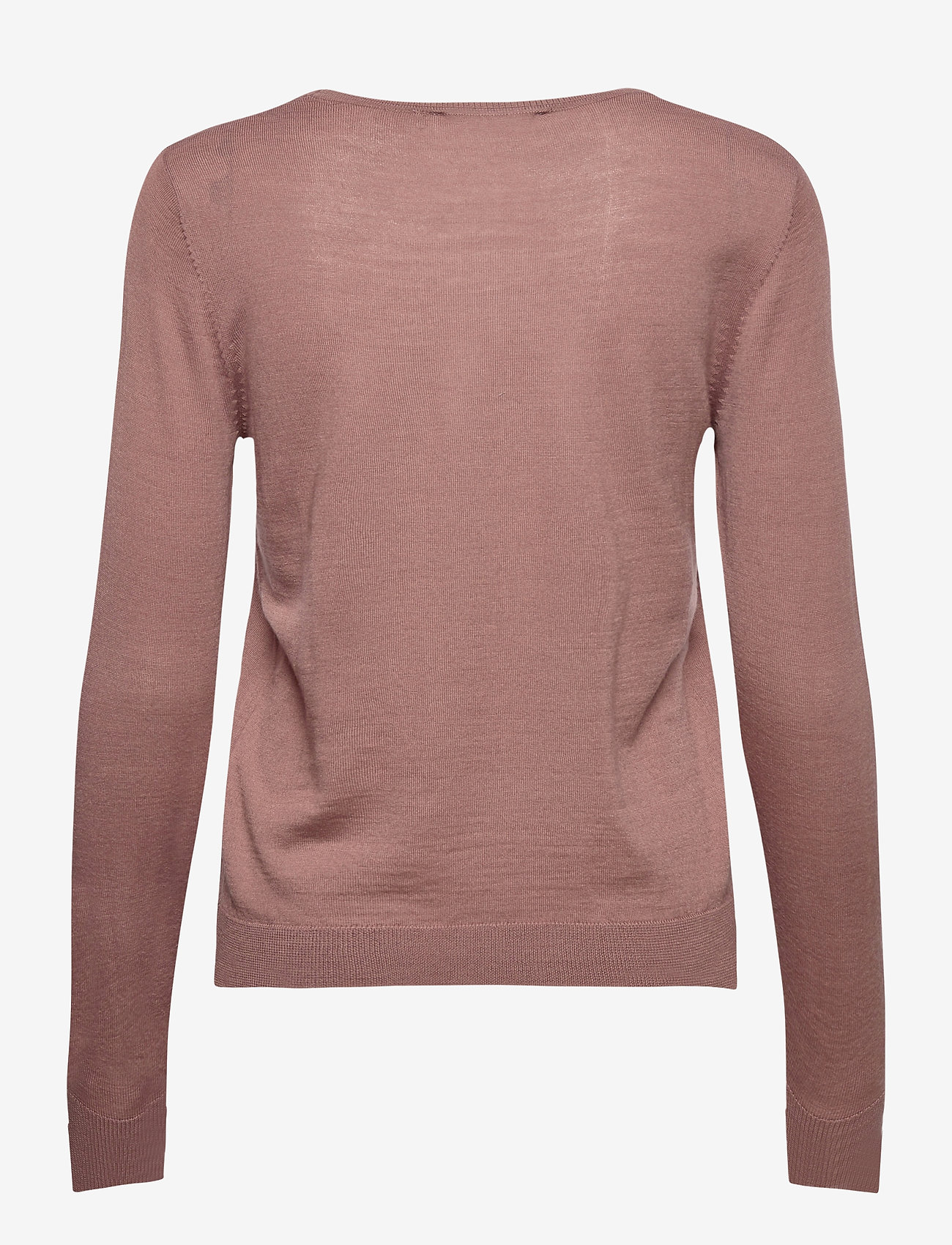 Rosemunde - Merino pullover ls - dusty plum - 1