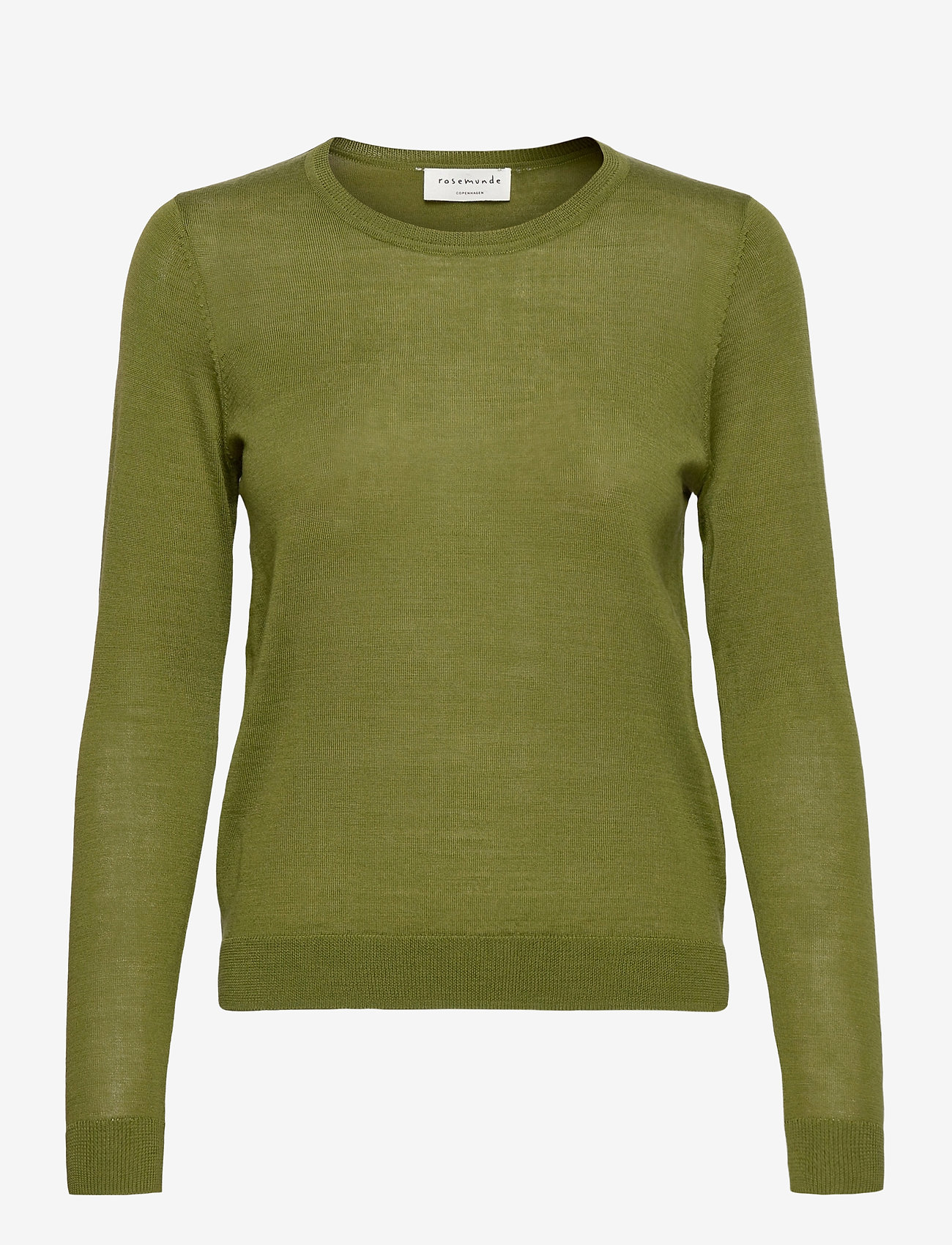 Rosemunde - Merino pullover ls - seaweed - 0