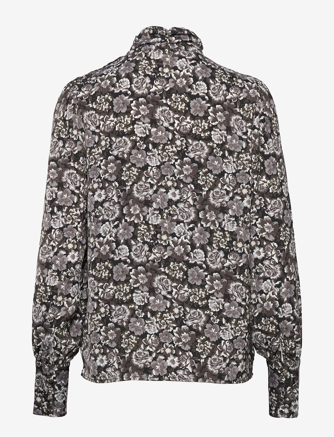 Rosemunde - Recycled polyester blouse ls - raven roses print - 1
