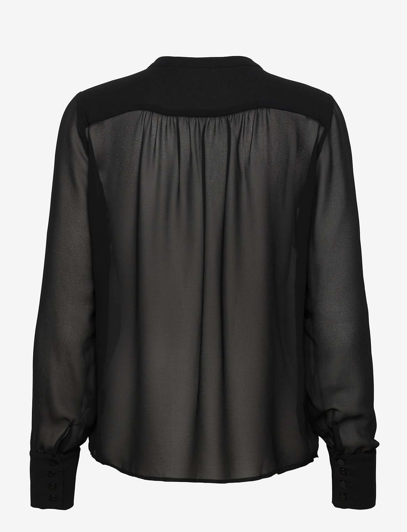 Rosemunde - Recycled polyester shirt ls - black - 1