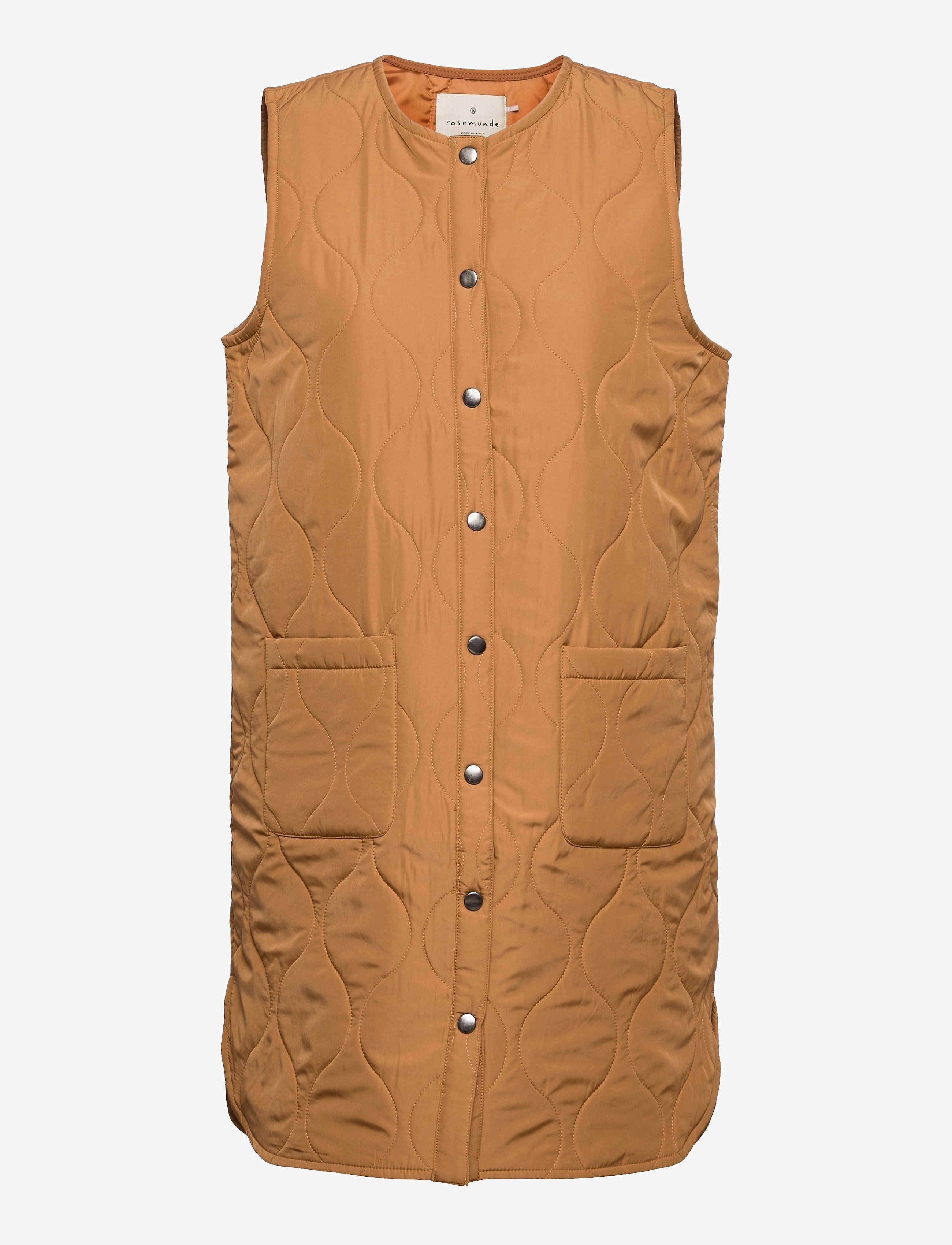Rosemunde Recycled vest - Vatterede veste - ALMOND / brown