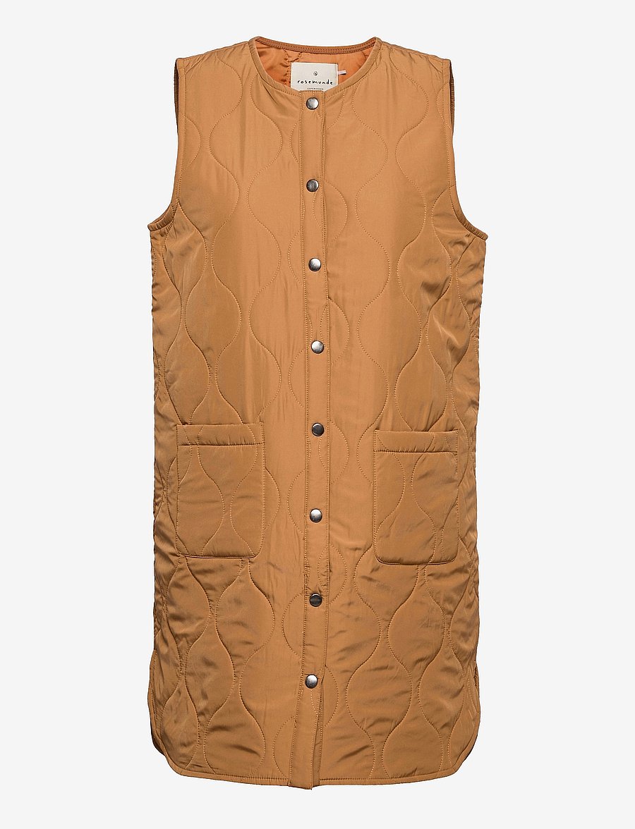 Rosemunde - Recycled vest - frühlingsjacken - almond - 0
