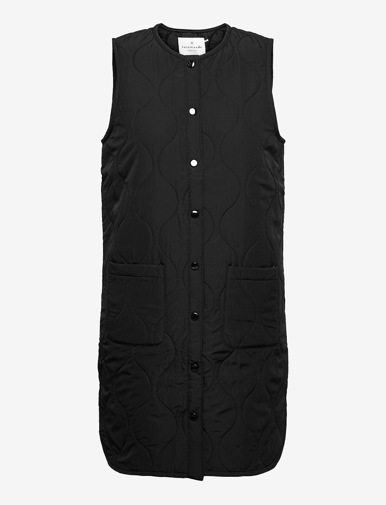 Rosemunde - Recycled vest - puffer vests - black - 0