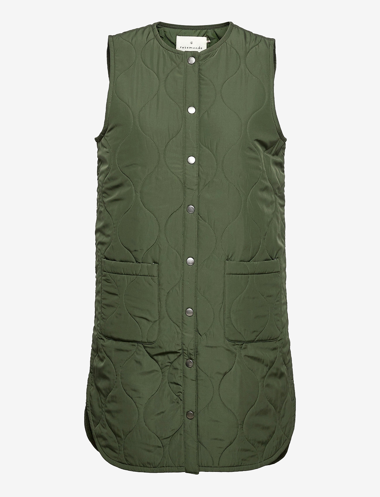 Rosemunde - Recycled vest - puffer vests - dark pine - 0
