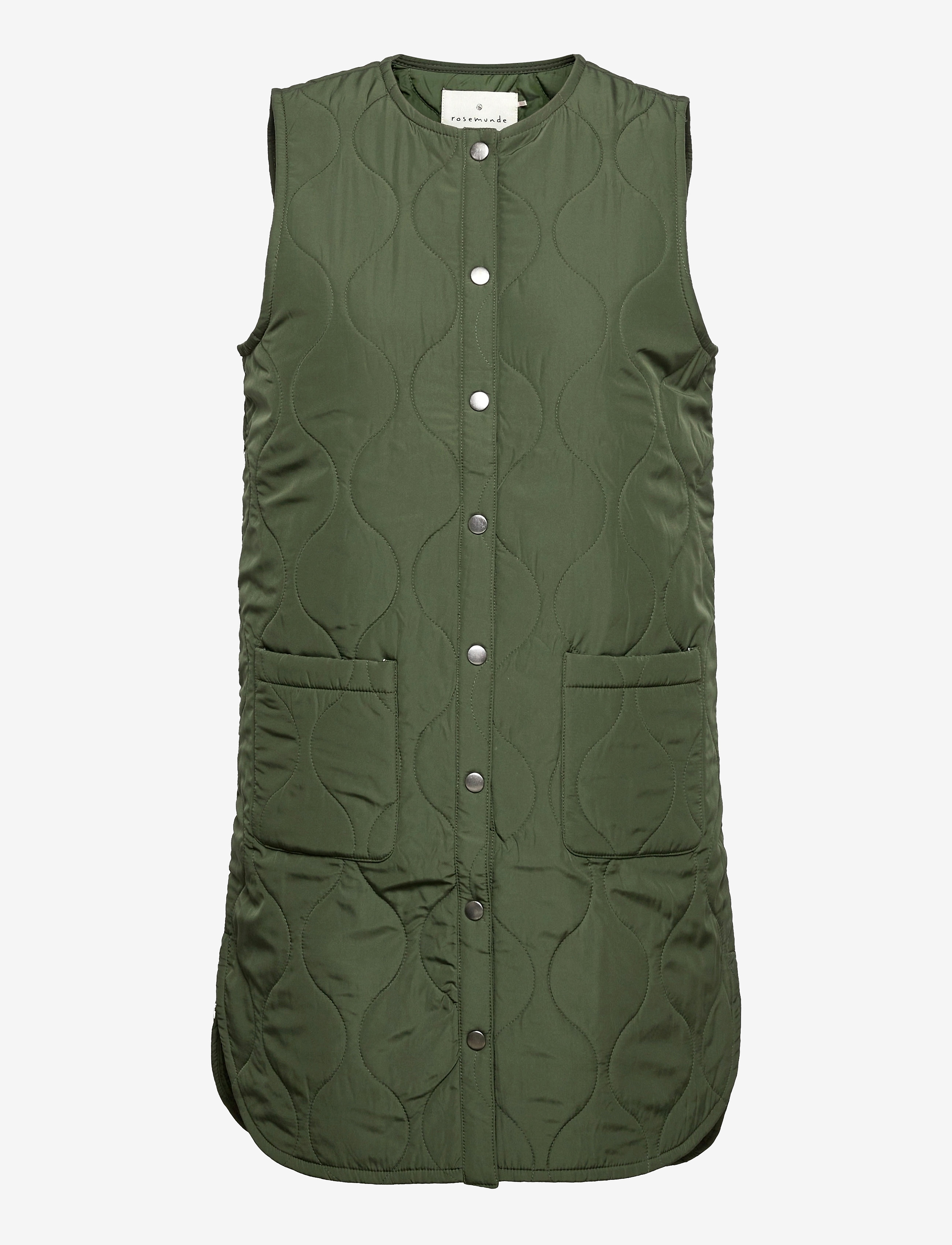 Rosemunde Recycled vest - Westen - DARK PINE / green