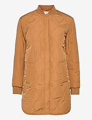 Rosemunde - Recycled jacket ls - vatteraðir jakkar - almond - 0
