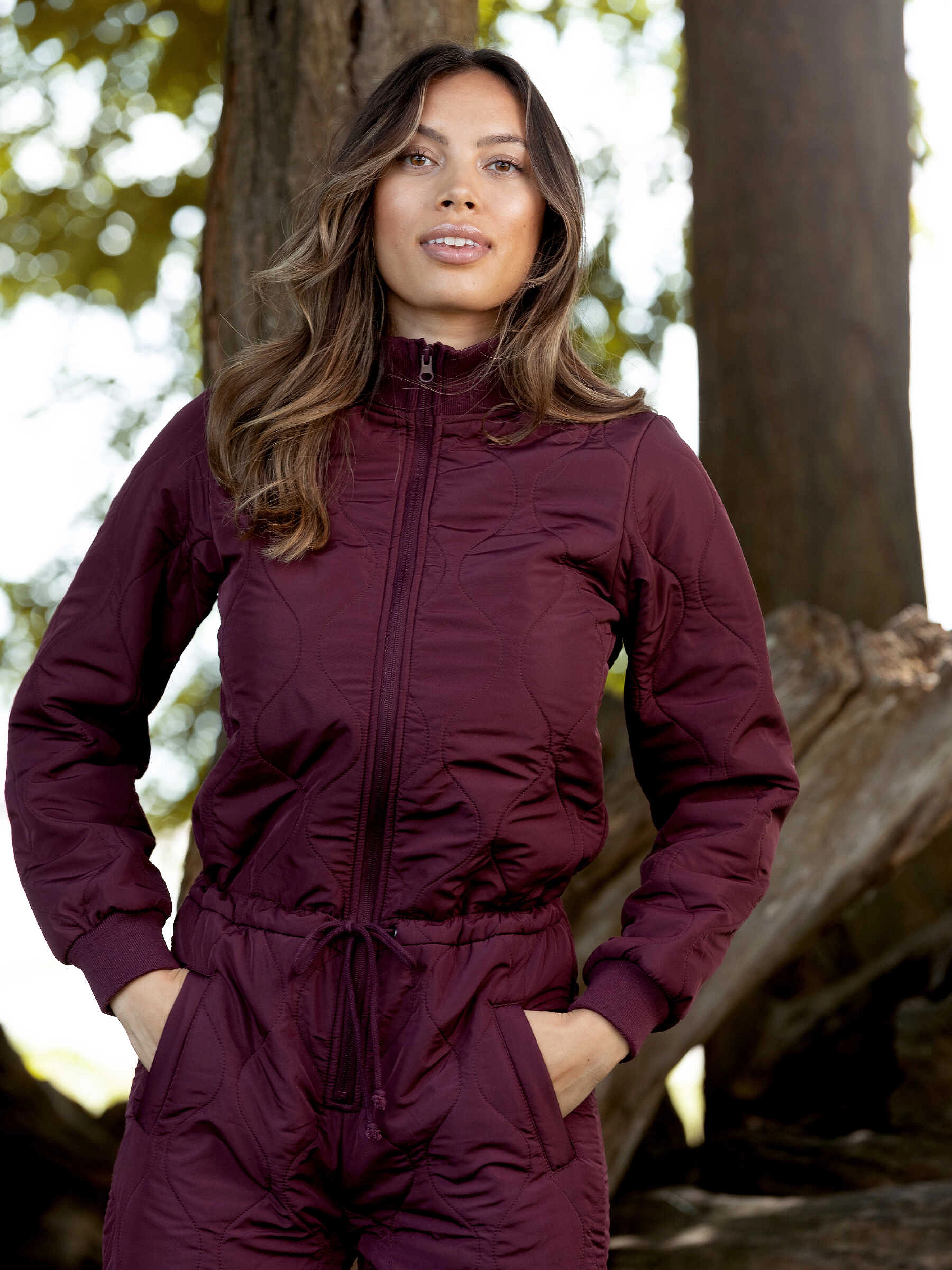 Rosemunde - Jumpsuit - kvinder - merlot - 3