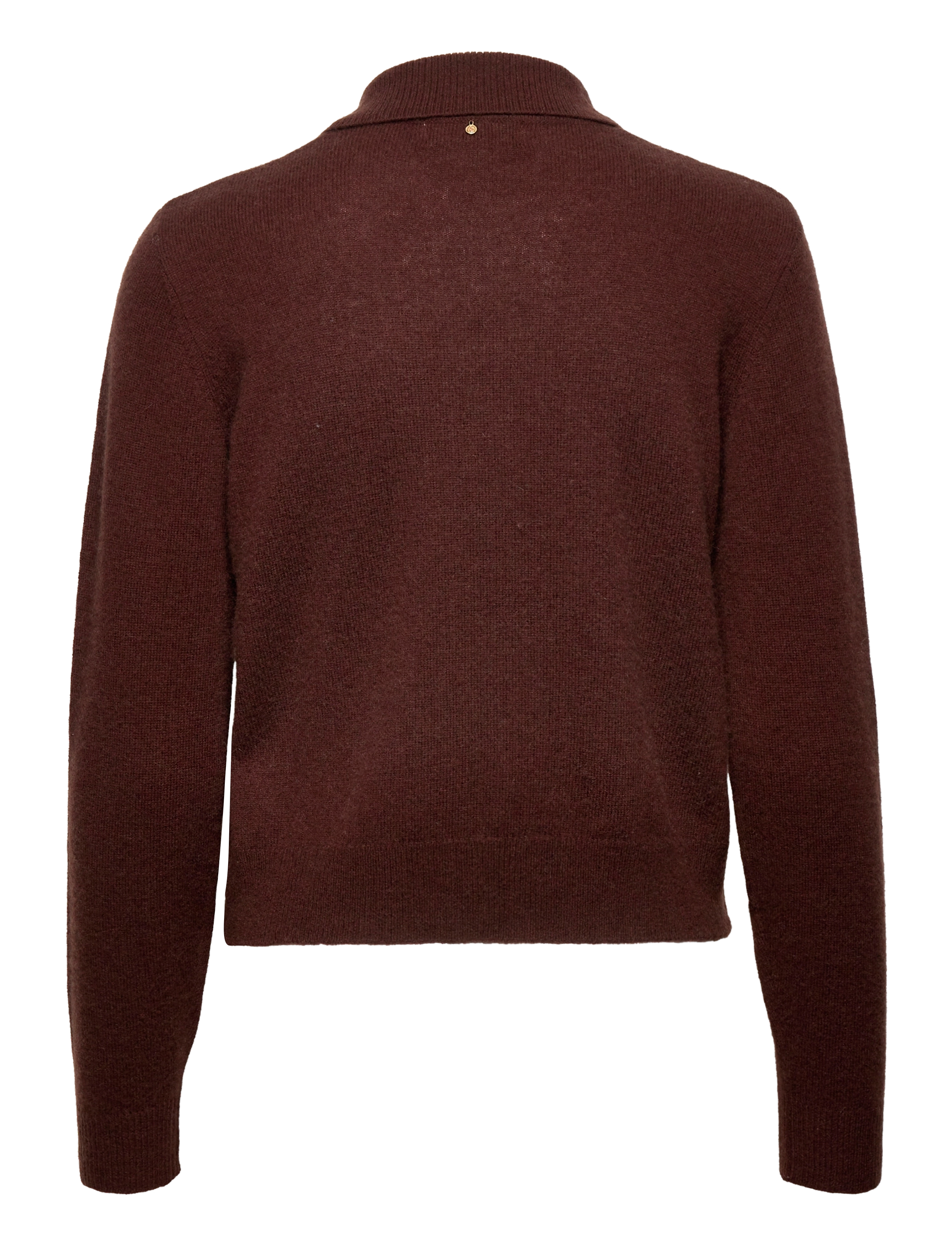 Rosemunde - Wool & cashmere cardigan - coffee bean - 1