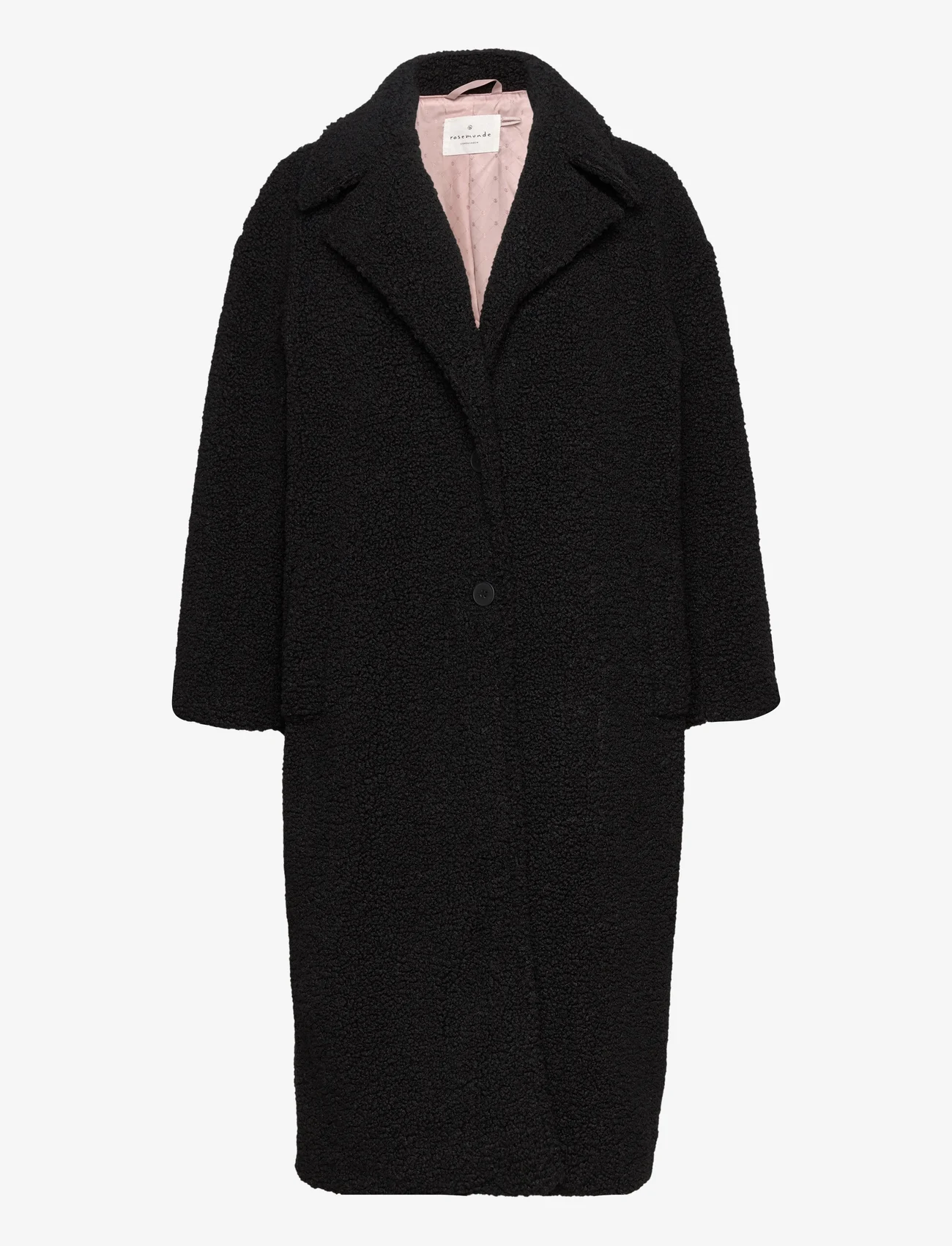 Rosemunde - Teddy coat - winter coats - black - 0