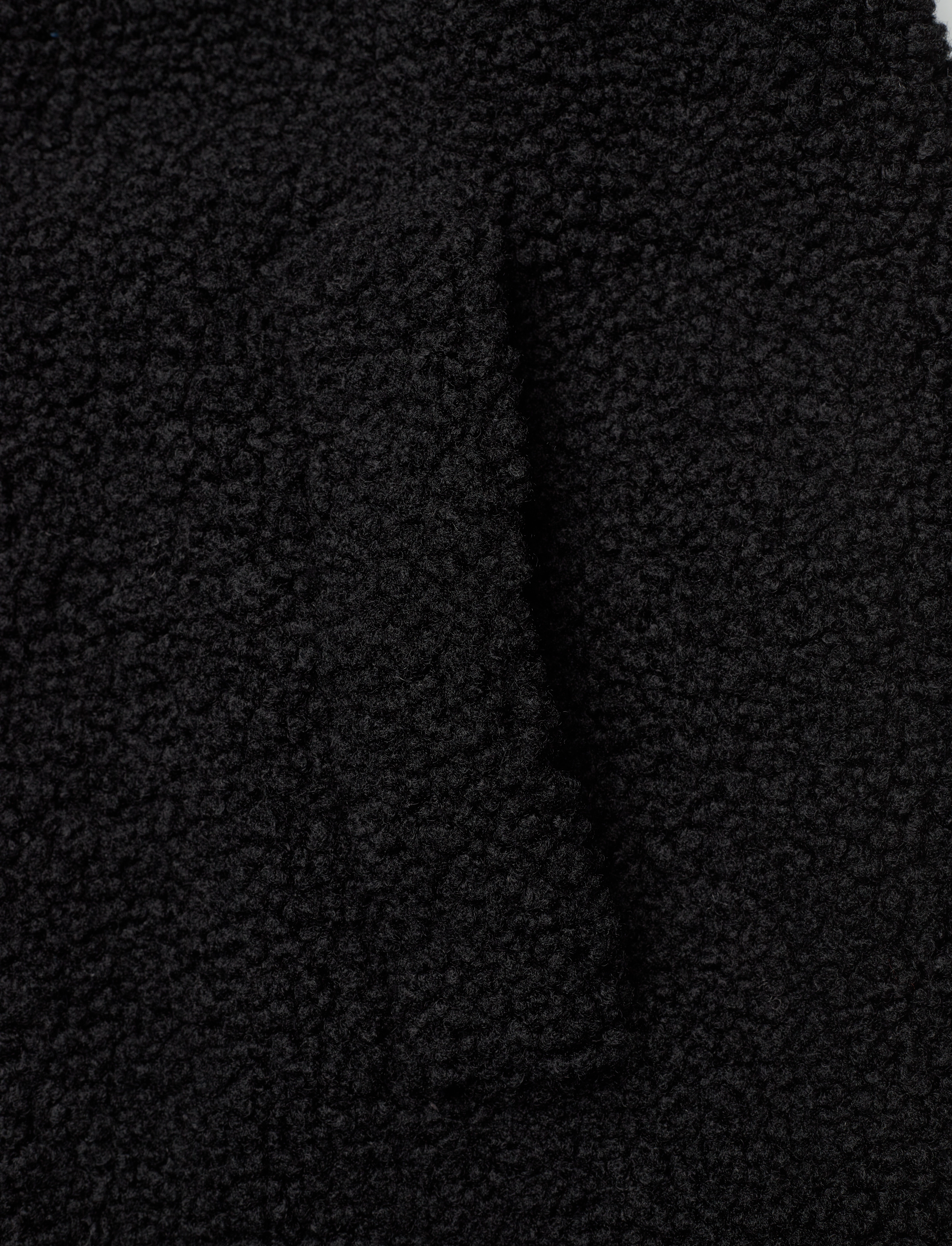 Rosemunde - Teddy coat - black - 3
