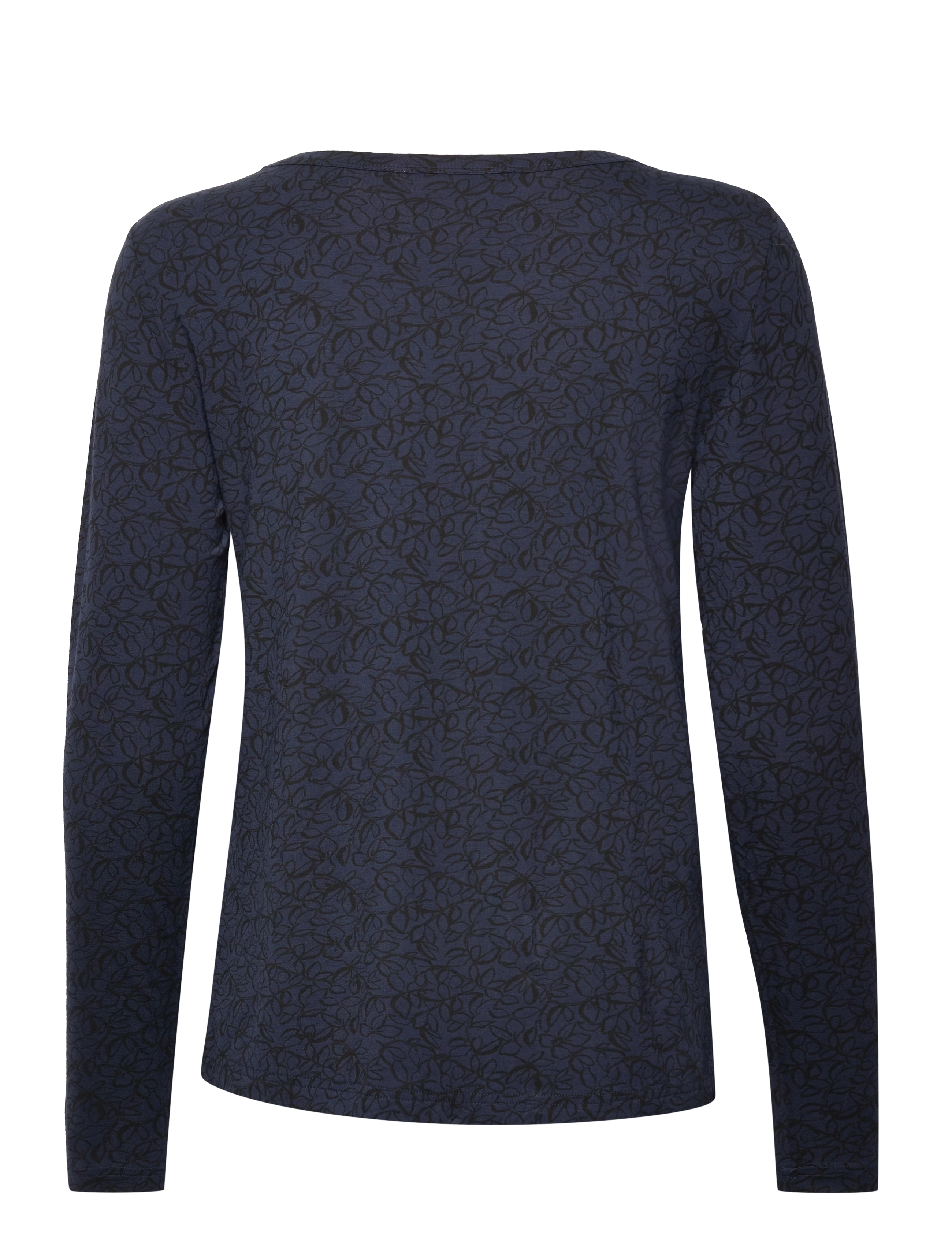 Rosemunde - T-shirt - dark blue foliage print - 1