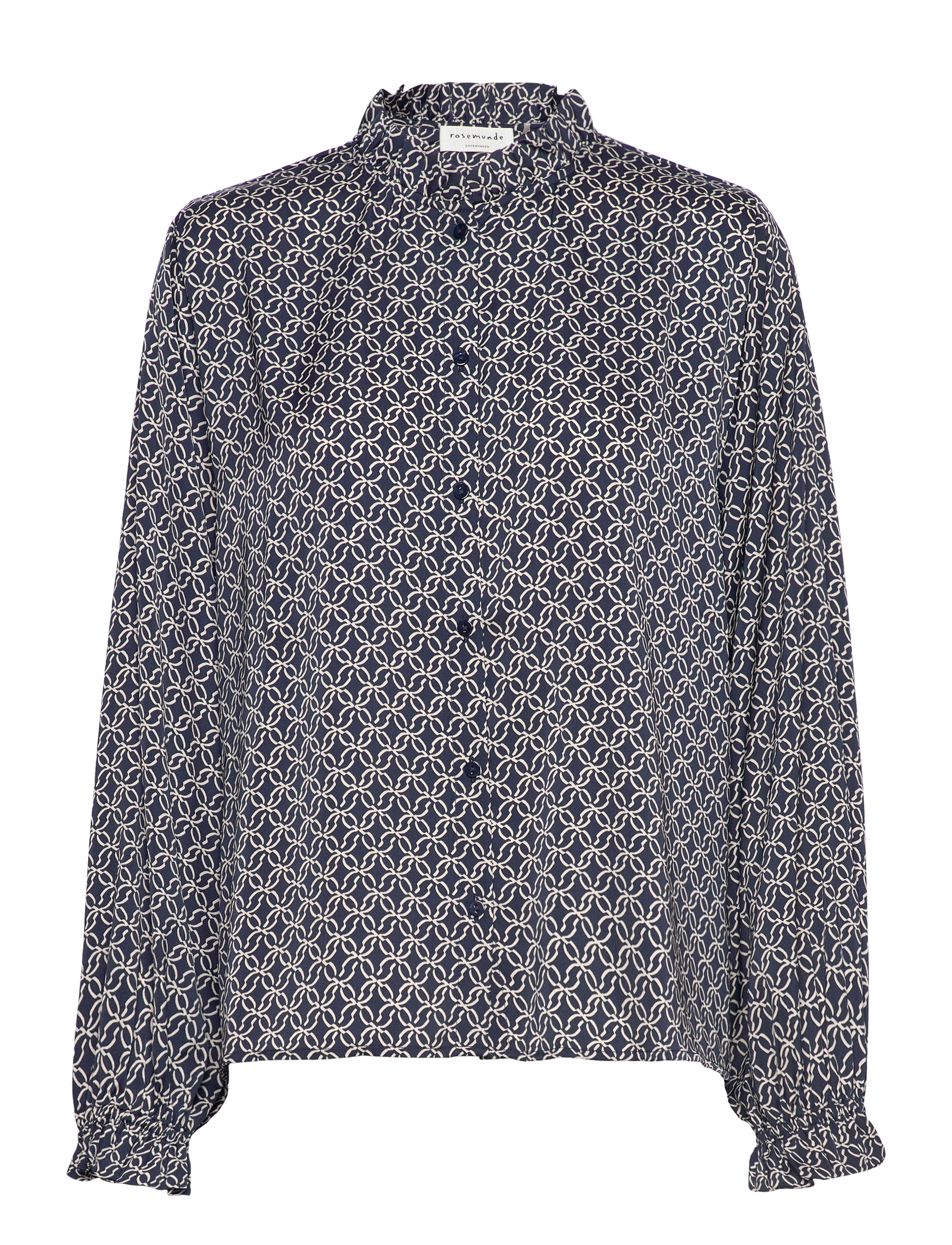 DARK BLUE GRAPHIC PRINT