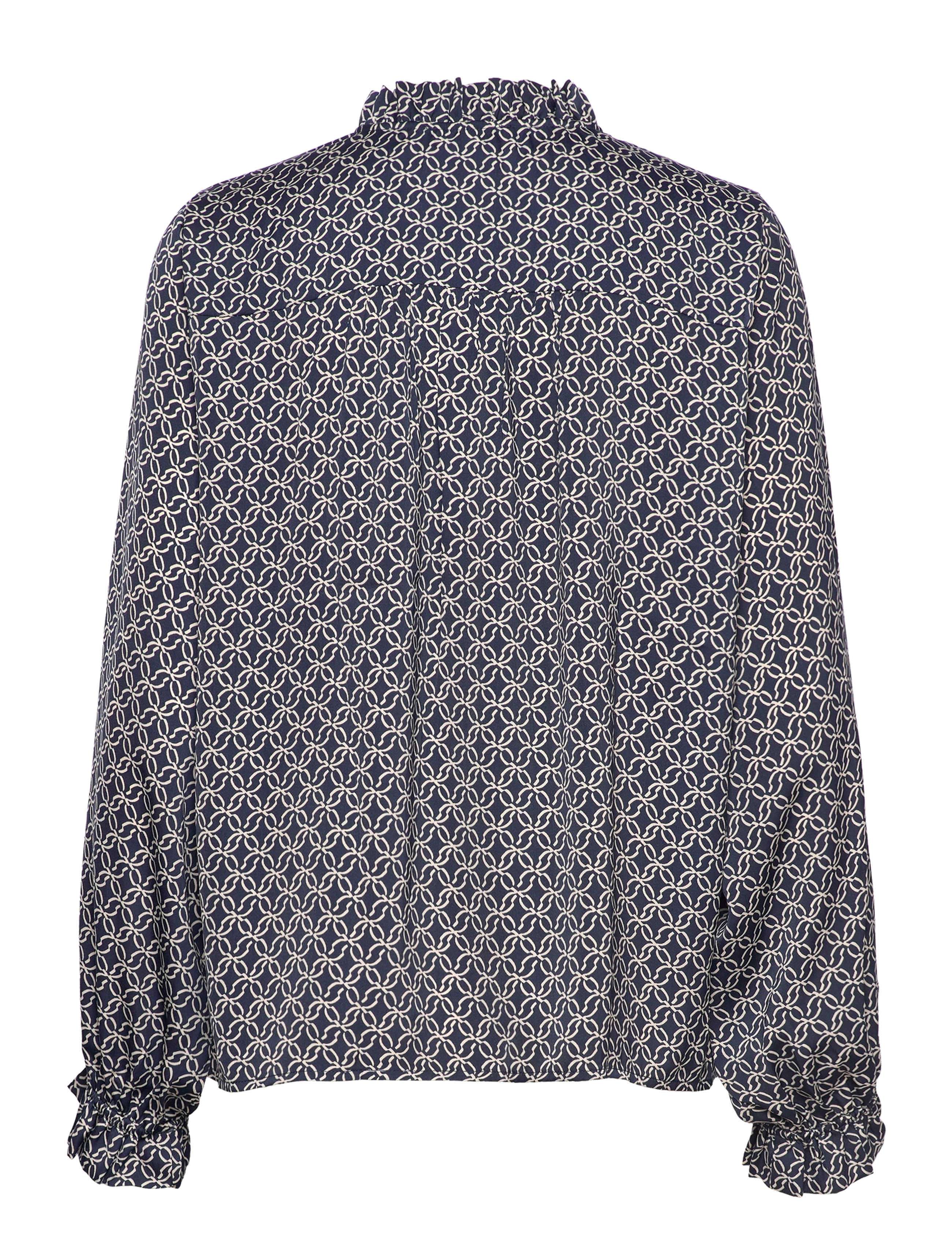 Rosemunde - Recycled polyester shirt - dark blue graphic print - 1