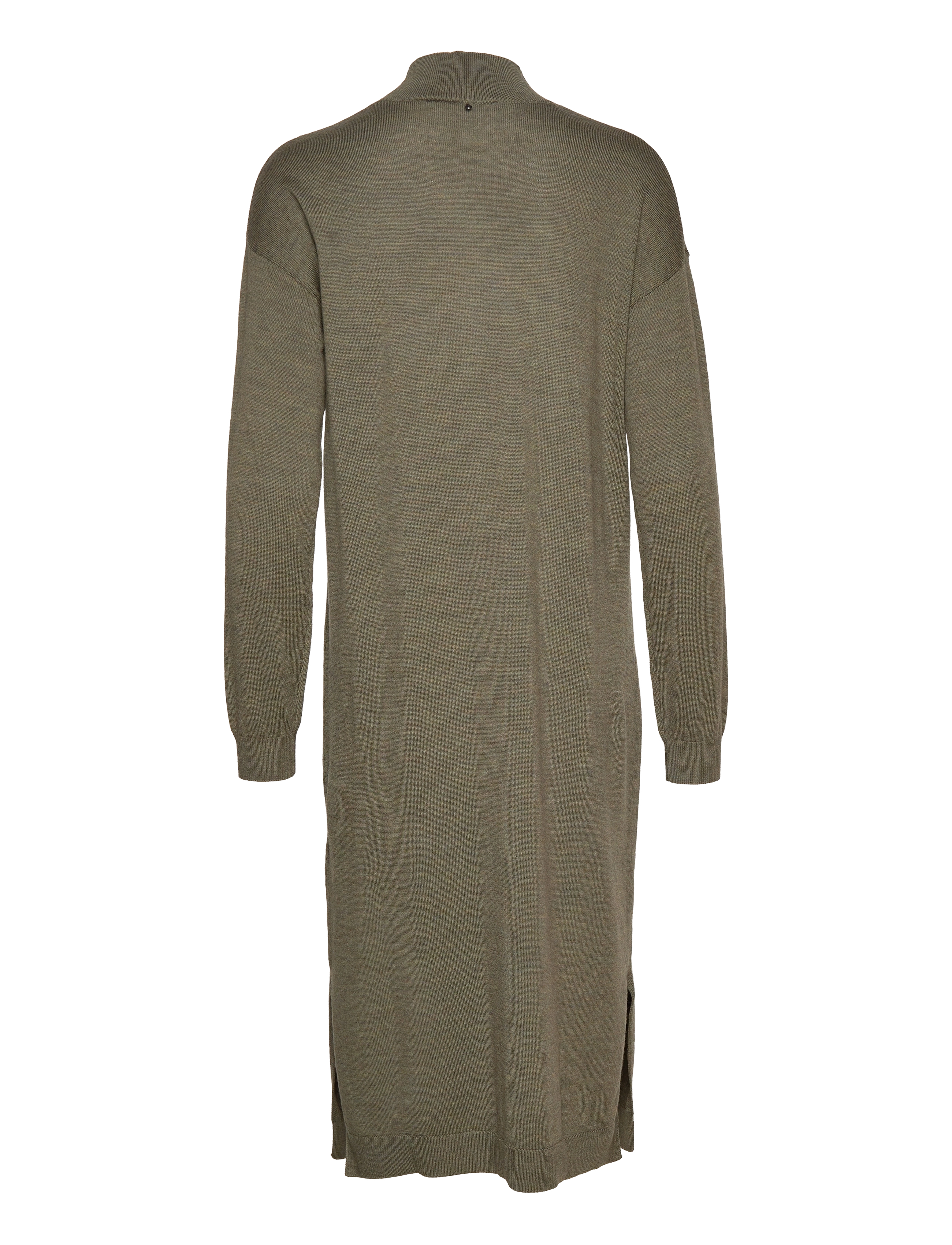 Rosemunde - Wool dress - olive night melange - 1