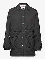 Recycle polyester jacket - BLACK