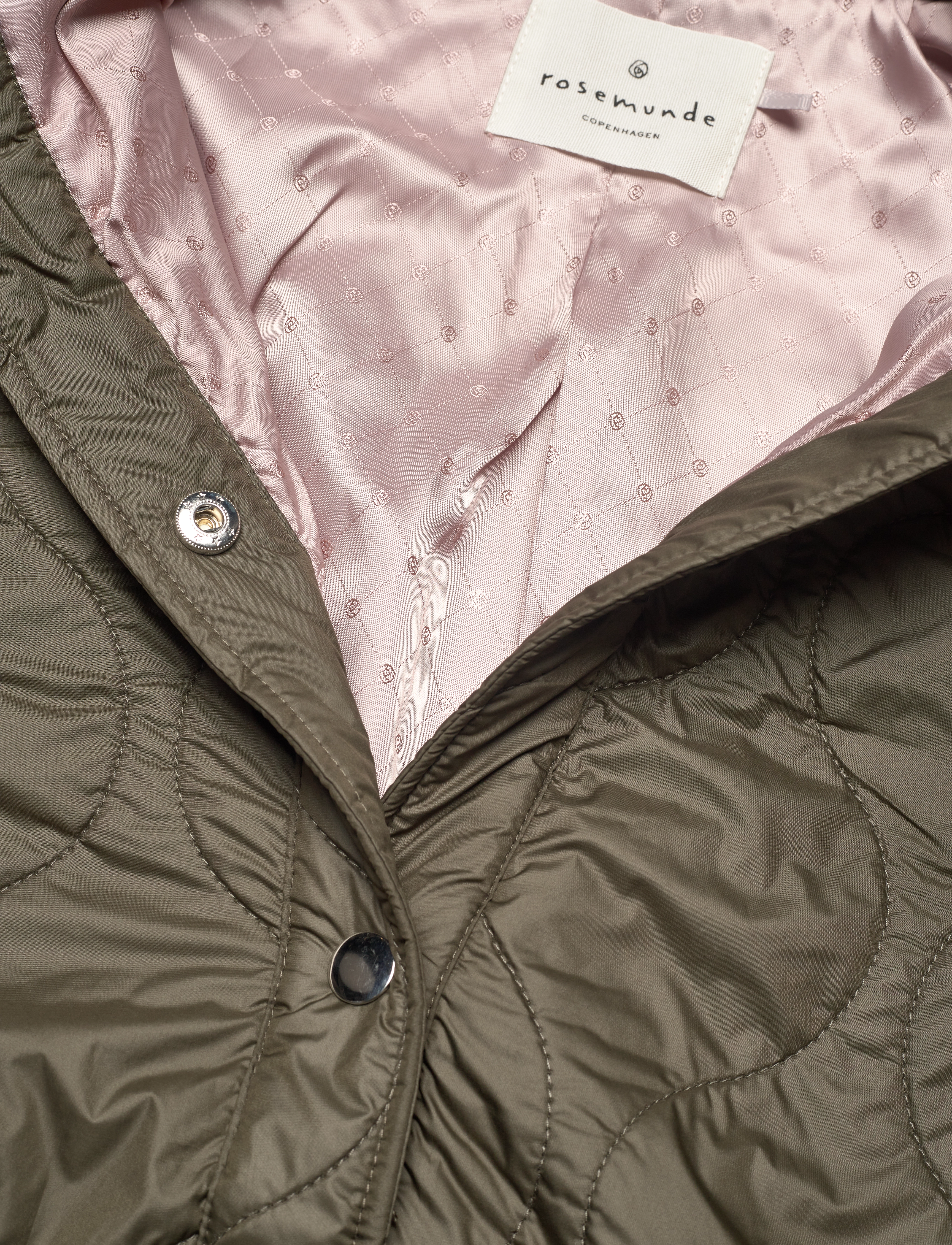 Rosemunde - Recycle polyester jacket - olive night - 2