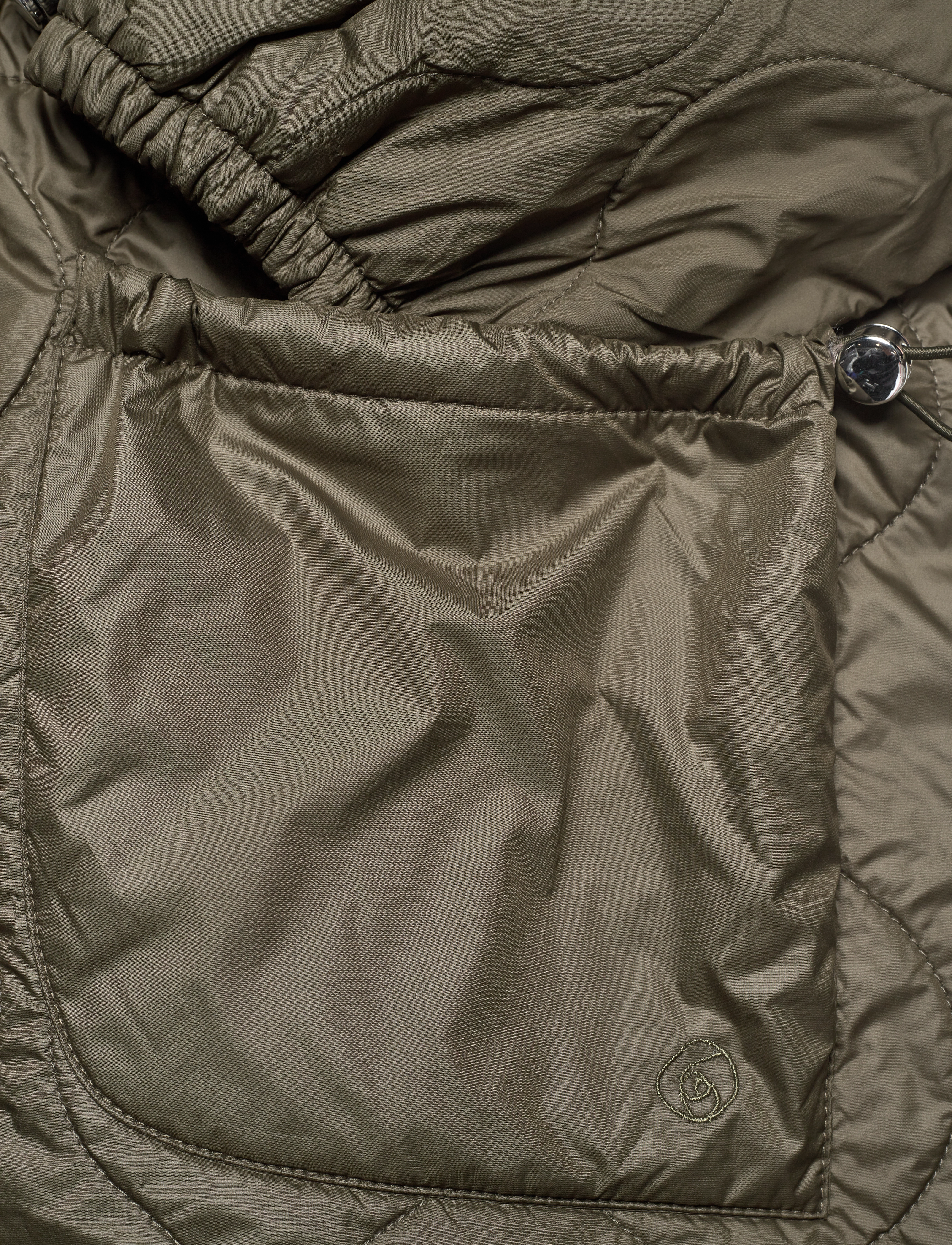 Rosemunde - Recycle polyester jacket - olive night - 3