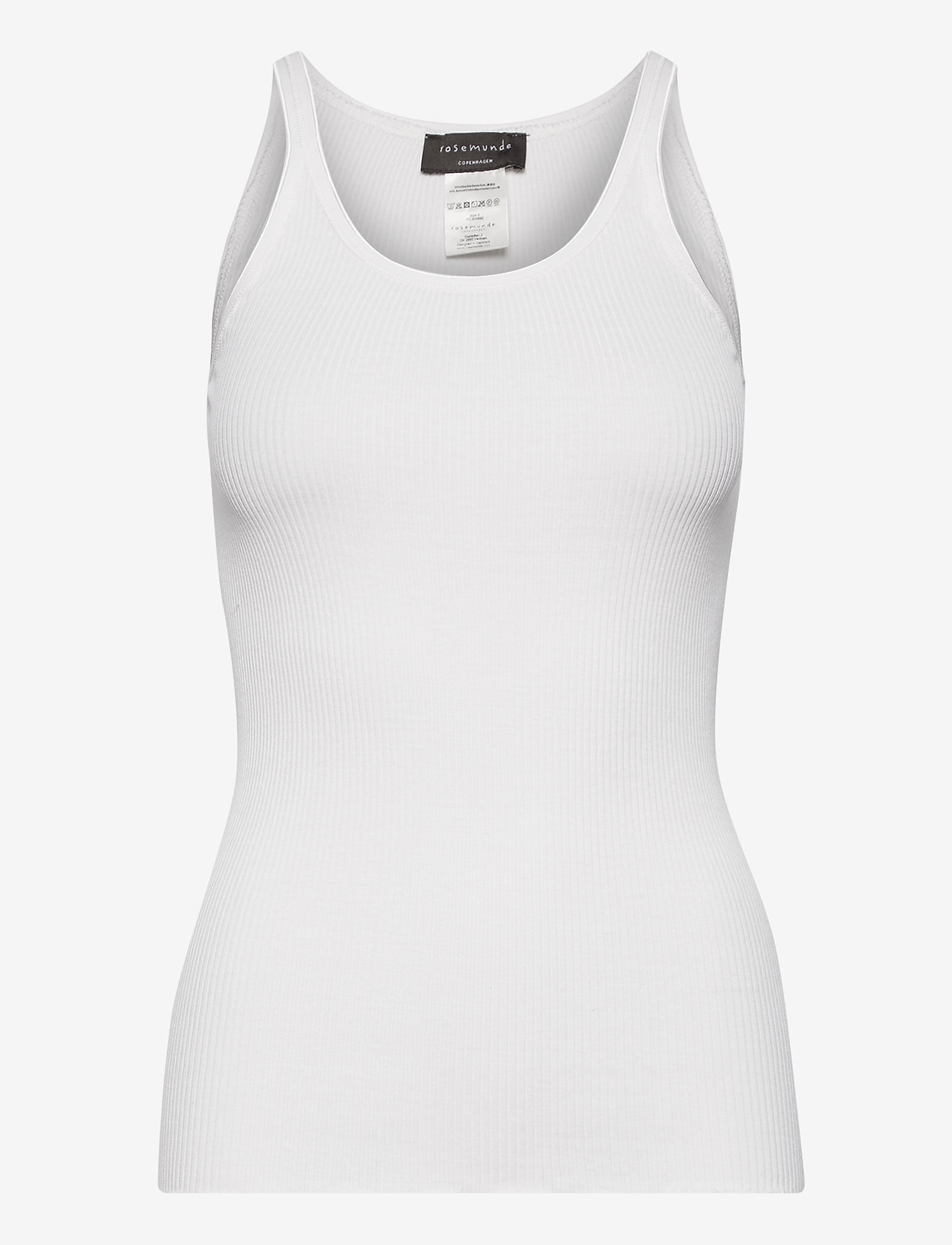 Rosemunde - Silk top w/ elastic - new white - 0