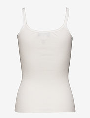 Rosemunde - Silk top w/ elastic - mouwloze tops - new white - 1