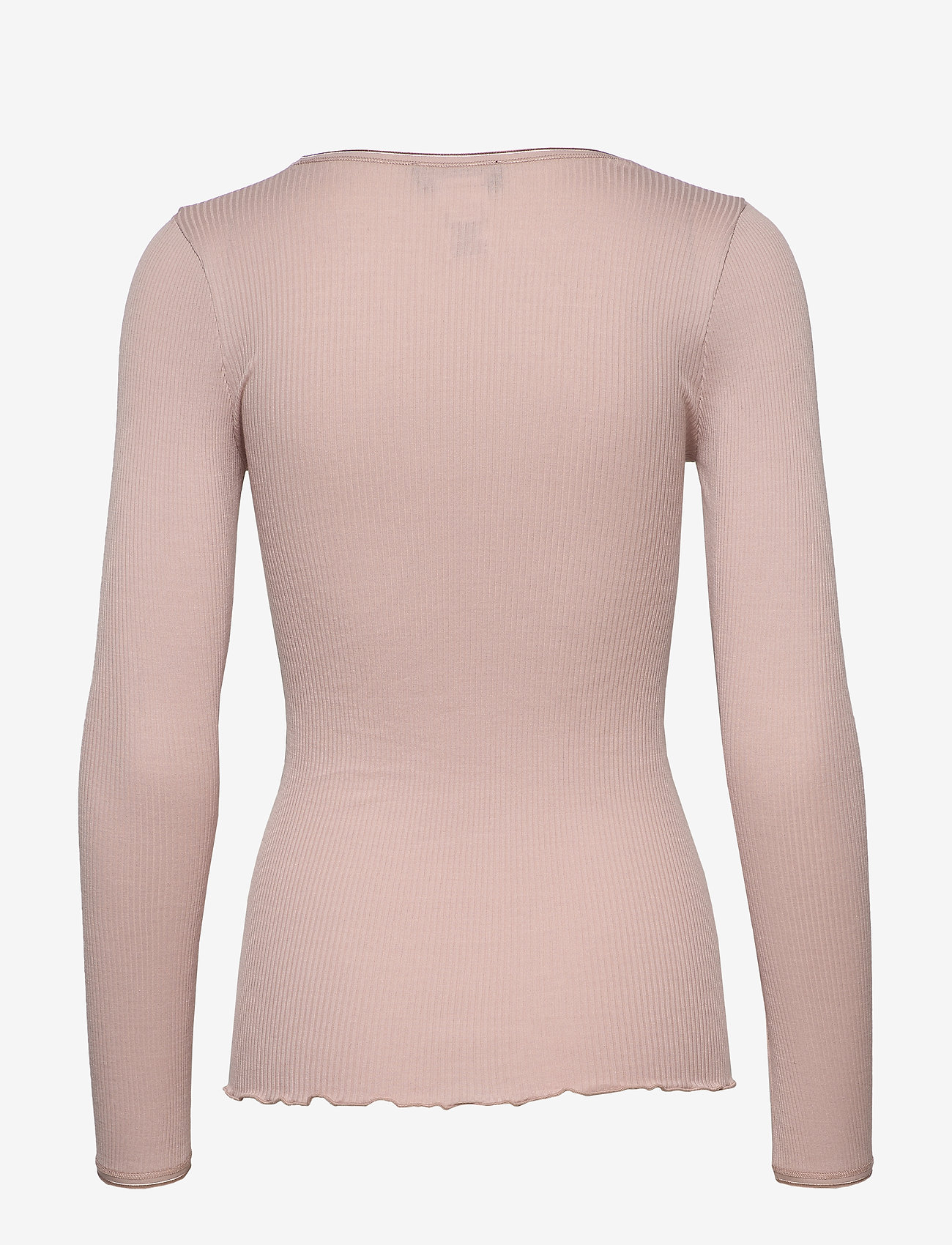 Rosemunde - Silk t-shirt - langärmlige tops - vintage powder - 1