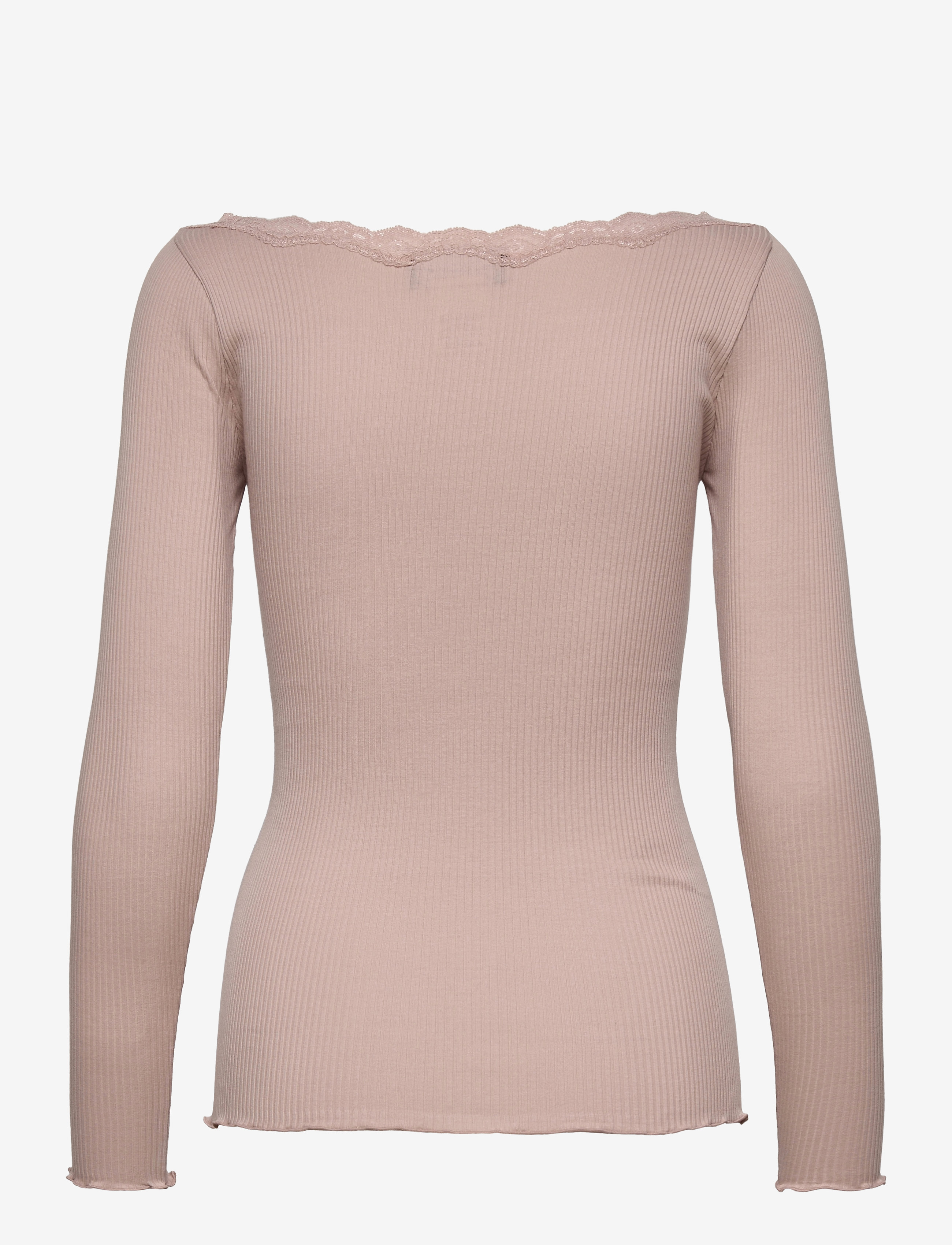 Rosemunde - Organic t-shirt w/lace - laveste priser - vintage powder - 1