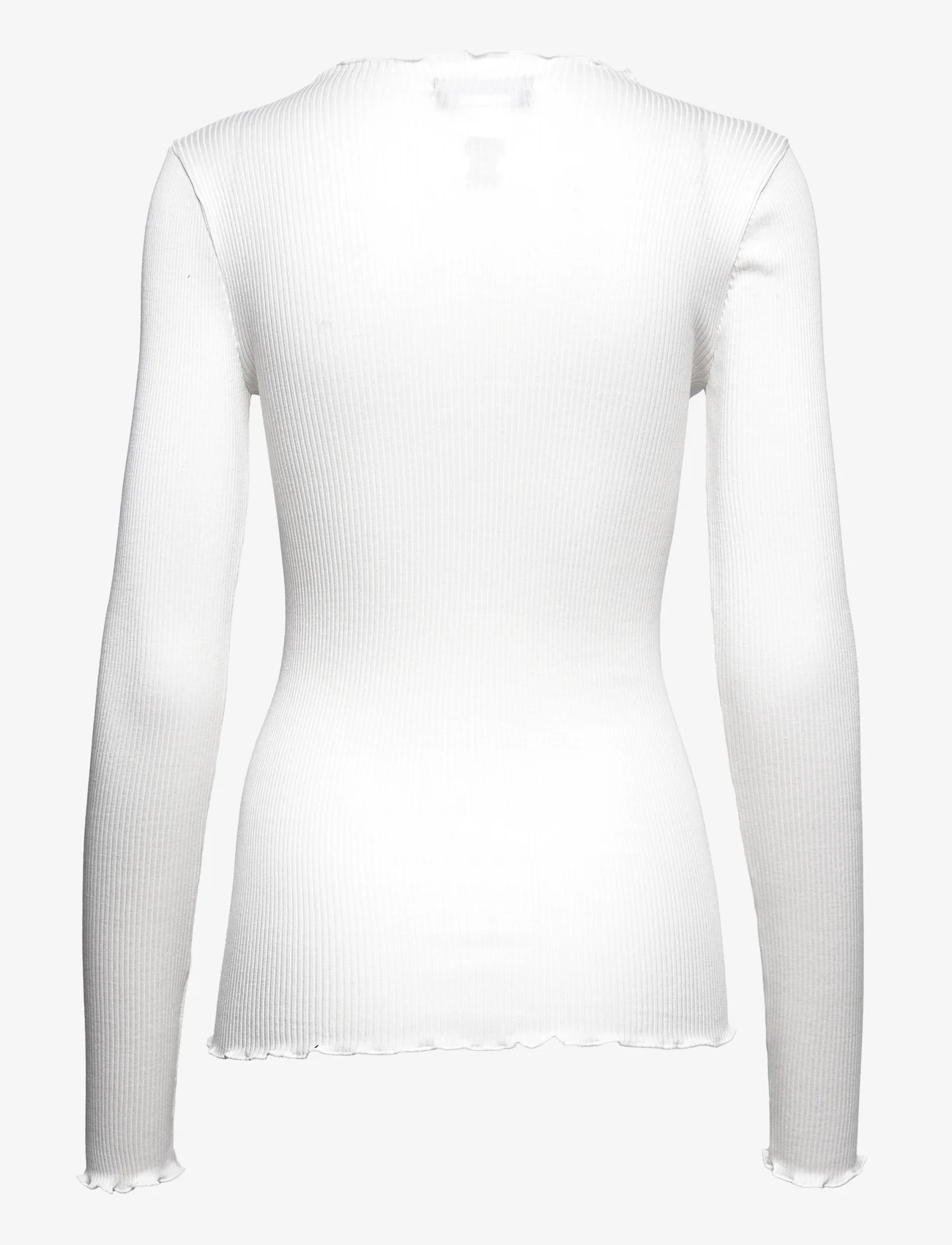 Rosemunde - Silk t-shirt - t-shirts met lange mouwen - ivory - 1