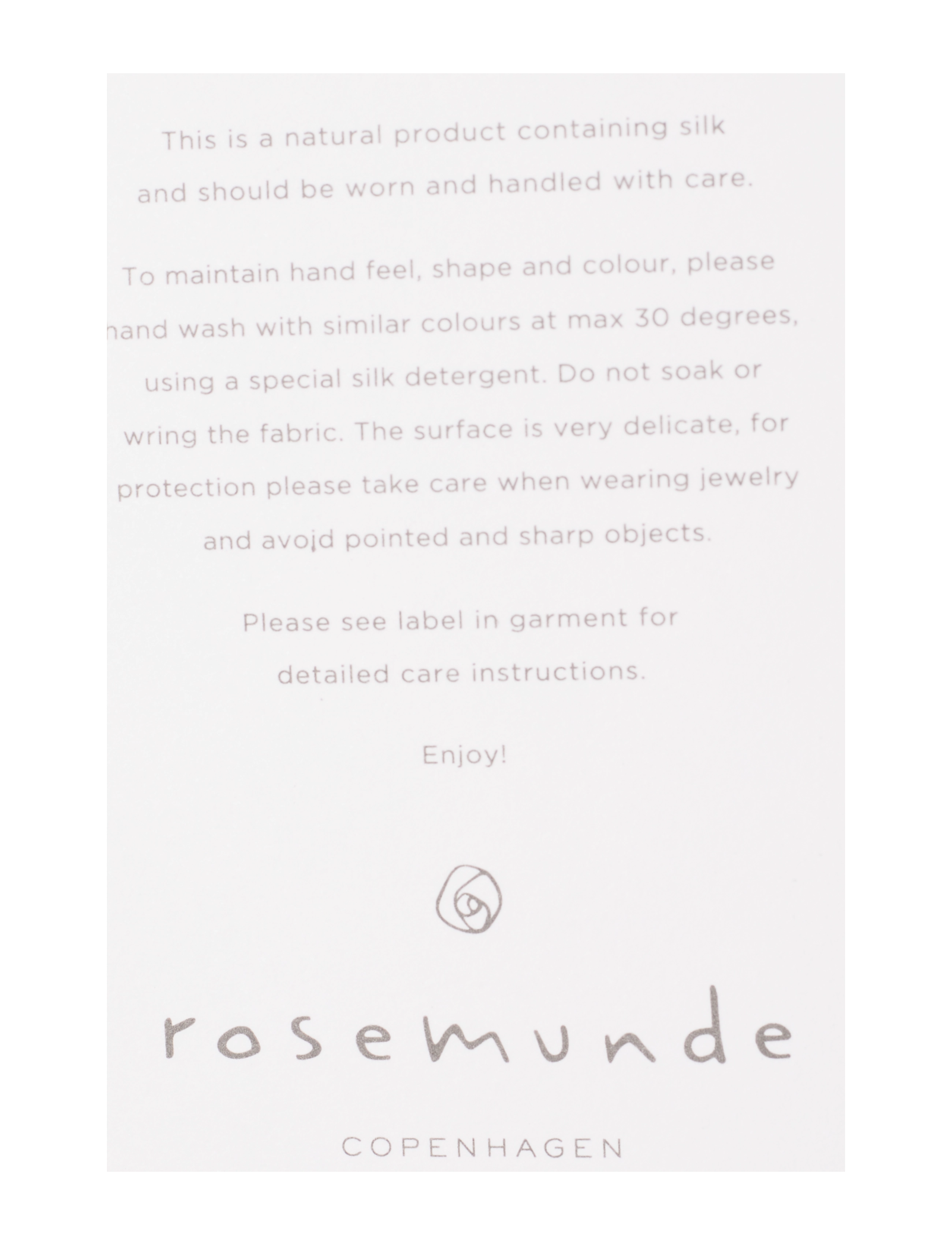 Rosemunde - RWPearl Silk LS T-shirt - langærmede toppe - vintage powder - 2