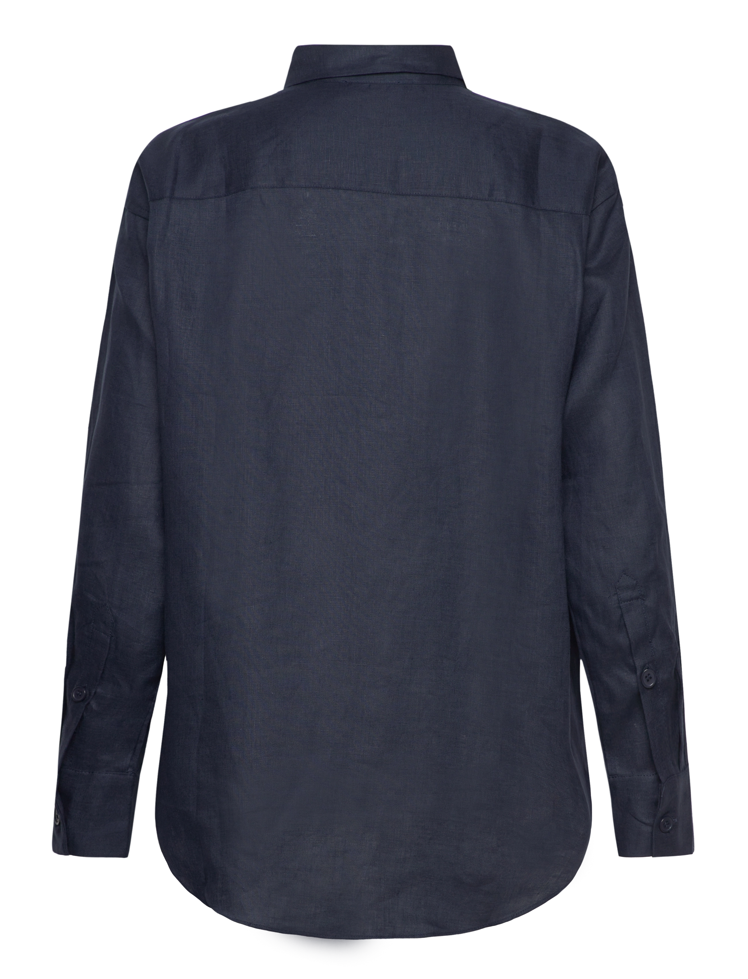 Rosemunde - Linen shirt - hørskjorter - navy - 1