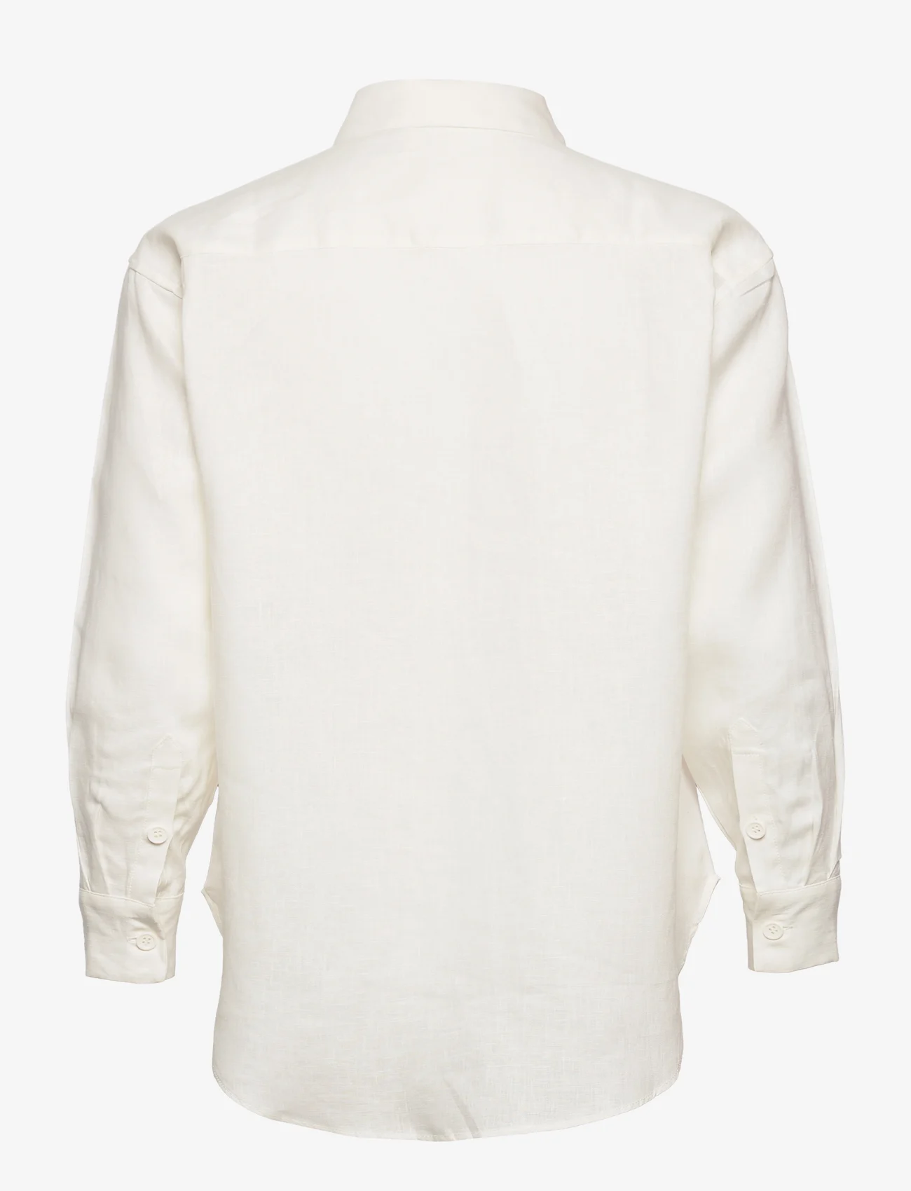 Rosemunde - Linen shirt - hørskjorter - new white - 1