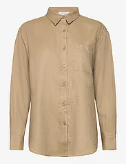Rosemunde - Linen shirt - leinenhemden - portobello brown - 0