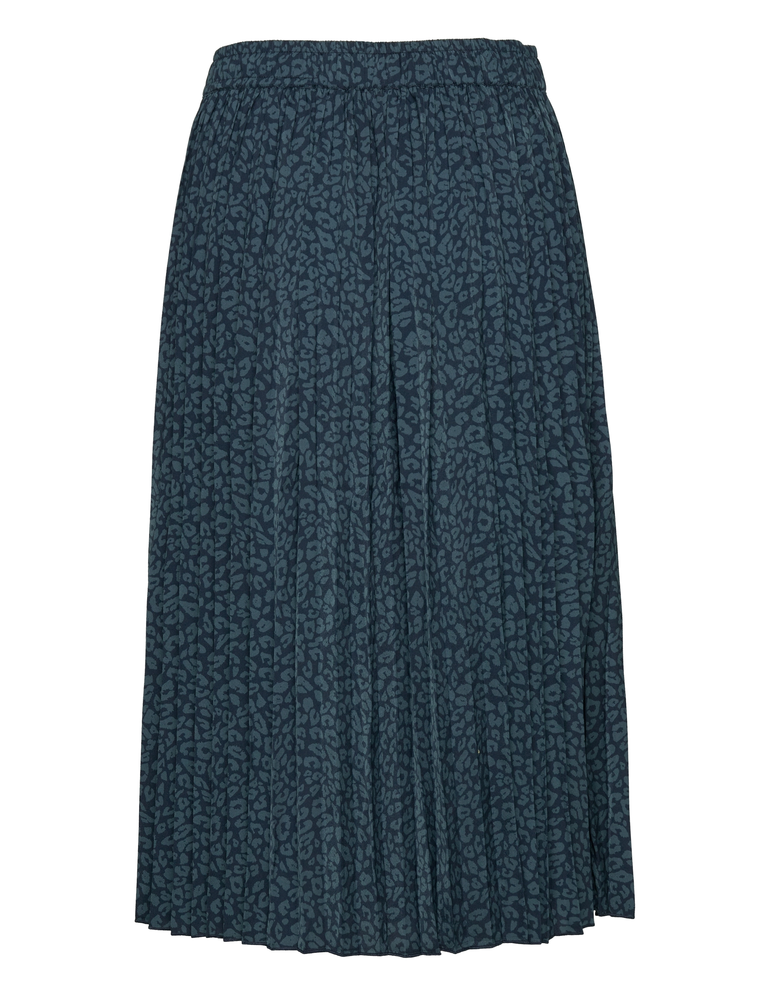 Rosemunde - Recycled polyester skirt - blue leo print - 1