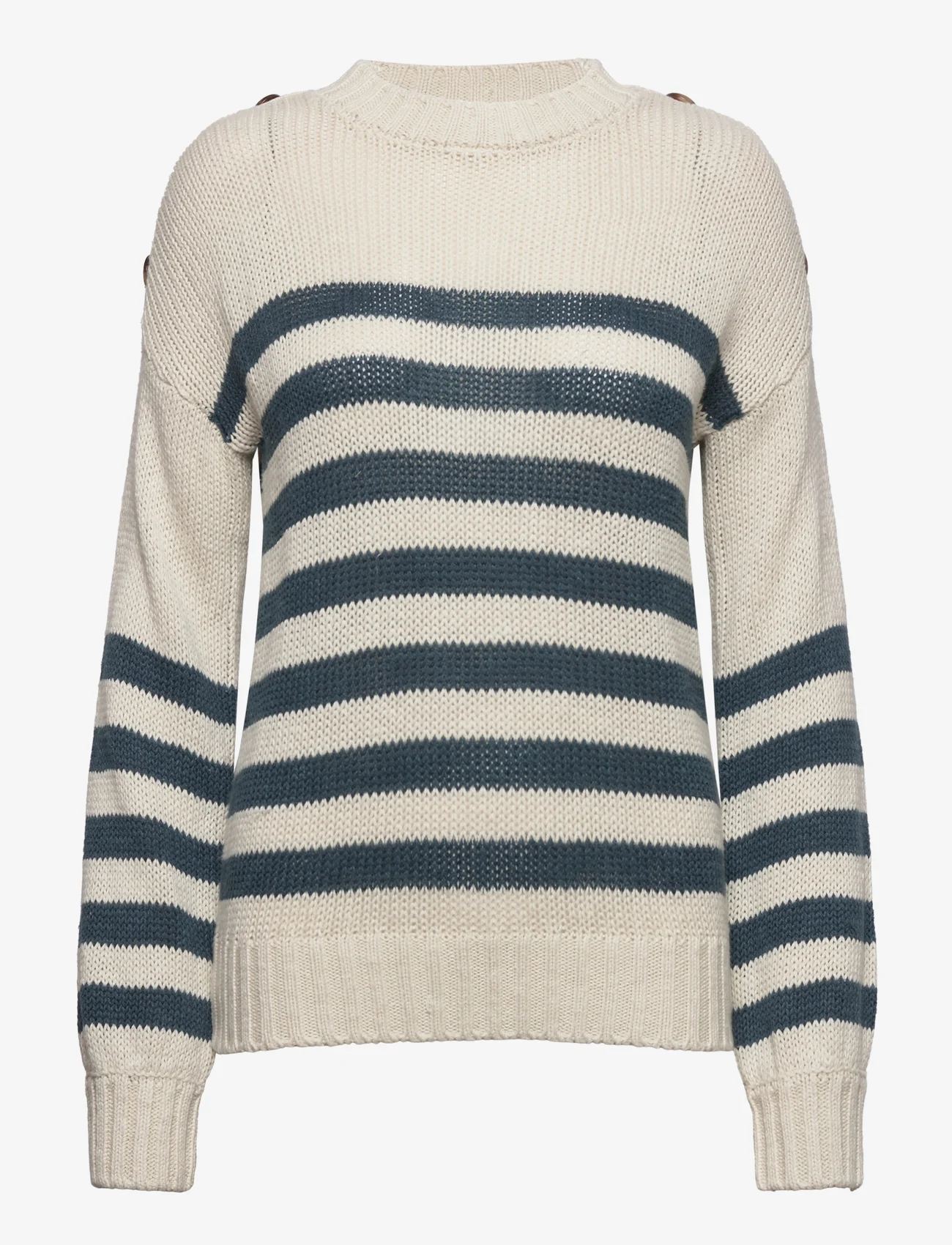 Rosemunde - Pullover - trøjer - ivory mountain blue stripe - 0