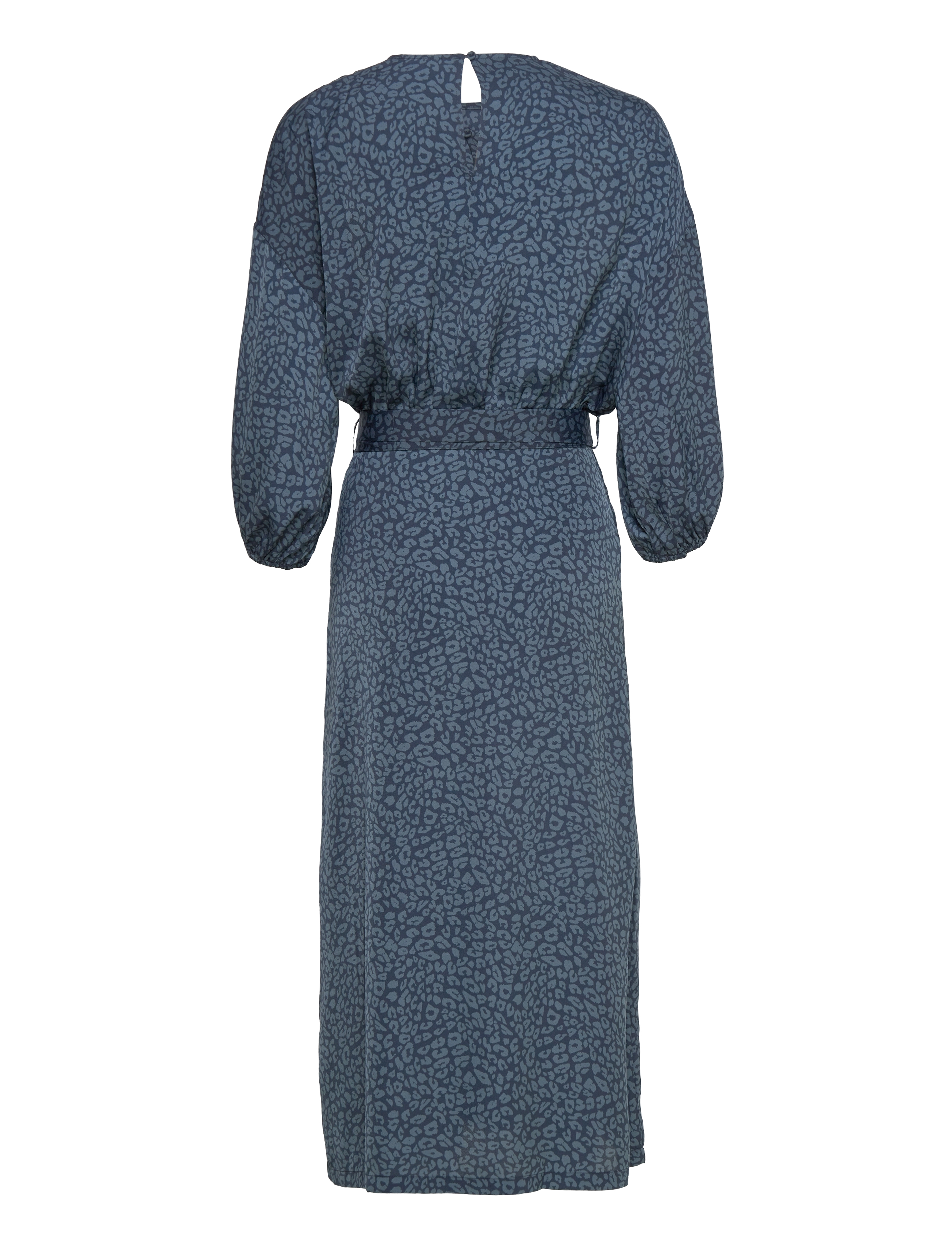 Rosemunde - Recycled polyester dress - blue leo print - 1